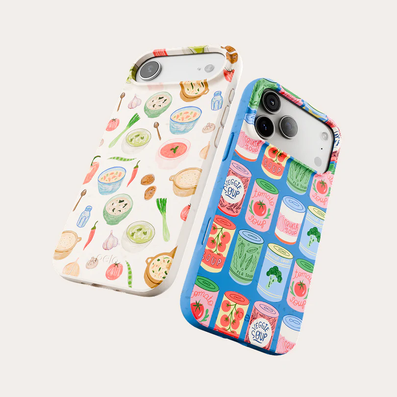 Electric Blue Soup Season Samsung Galaxy S26+(Plus) Case - Image 5