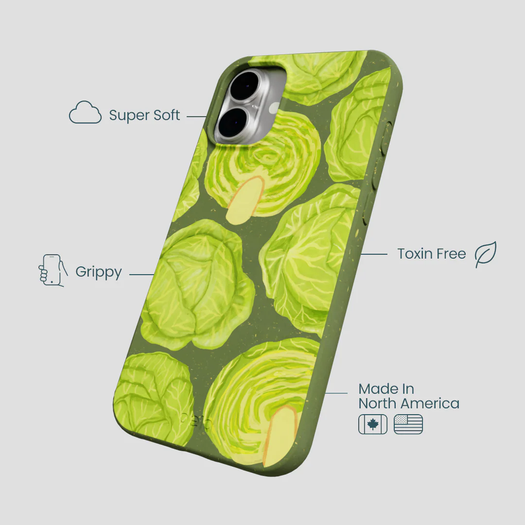 Forest Floor Cabbage Portraits iPhone 16 Plus Case - Image 4
