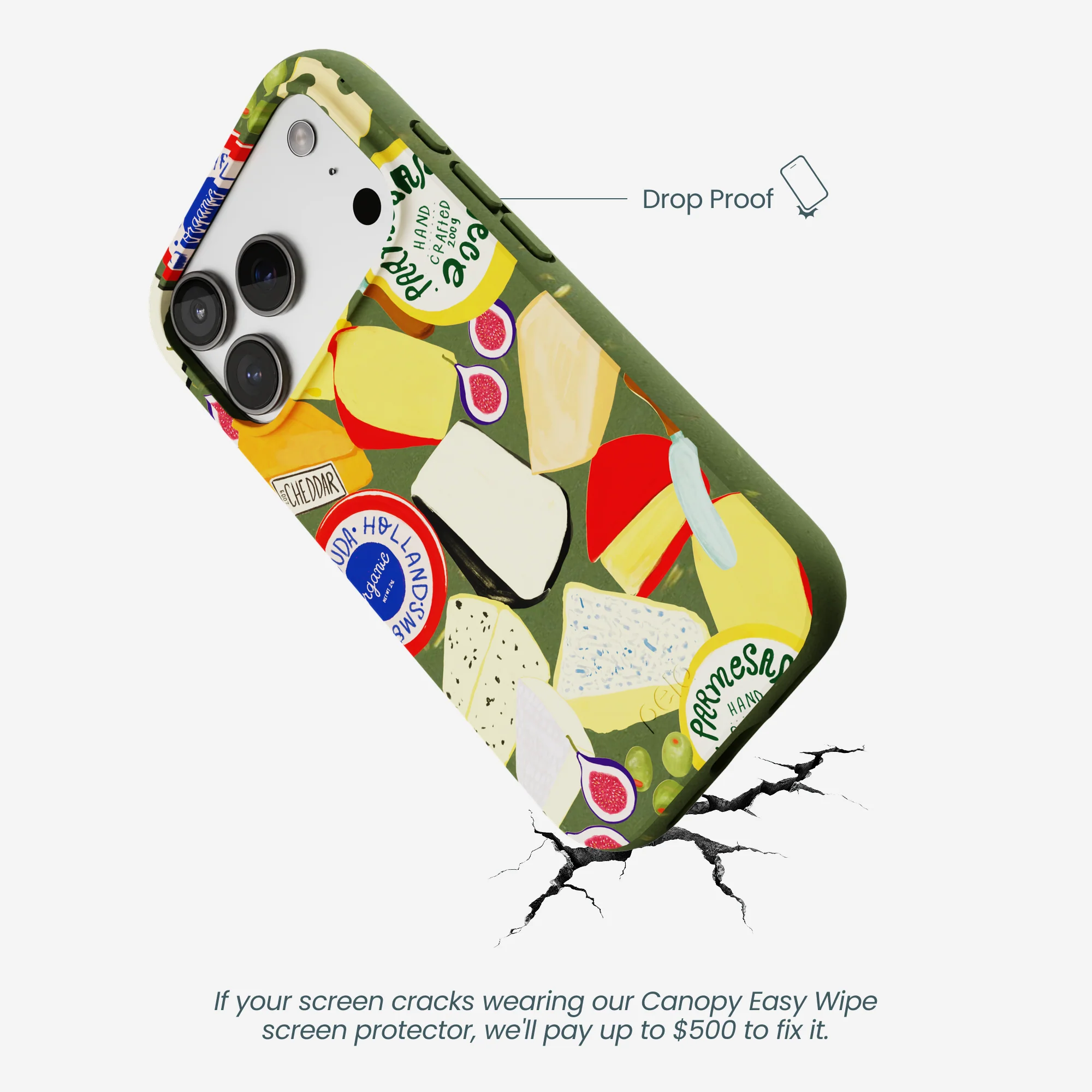 Forest Floor Cheese Spread iPhone 17 Pro Case - Image 5