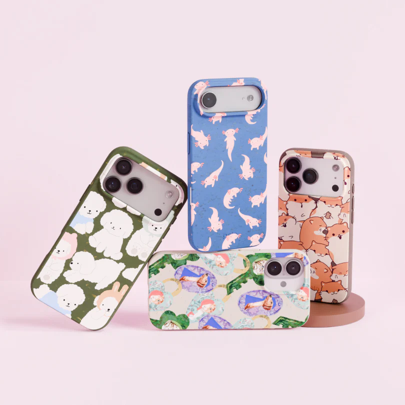 Forest Floor Cloud Poodles iPhone 14 Case - Image 9