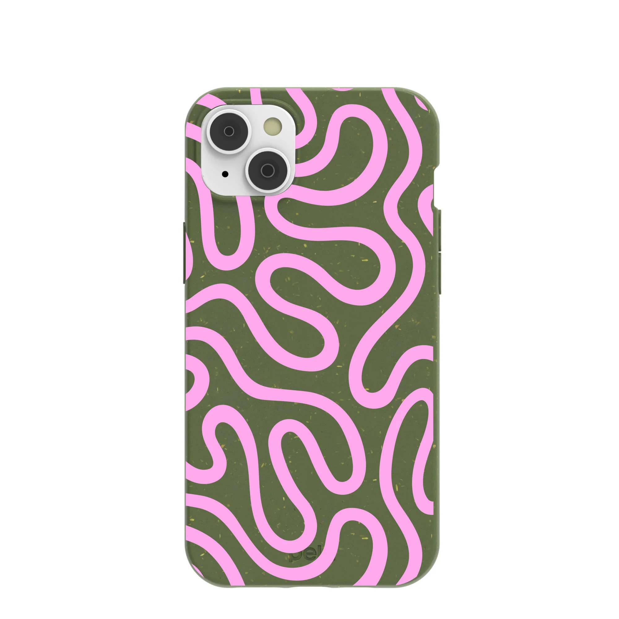 Forest Floor Cotton Curls iPhone 14 Plus Case