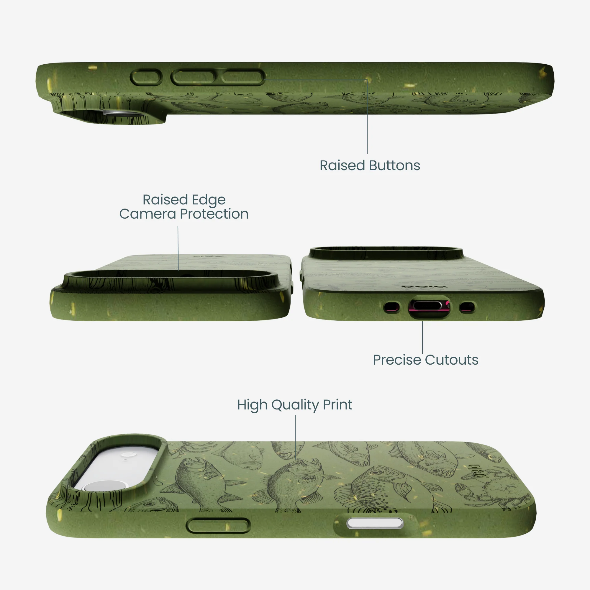 Forest Floor Fishing Lodge iPhone Air Case - Image 3