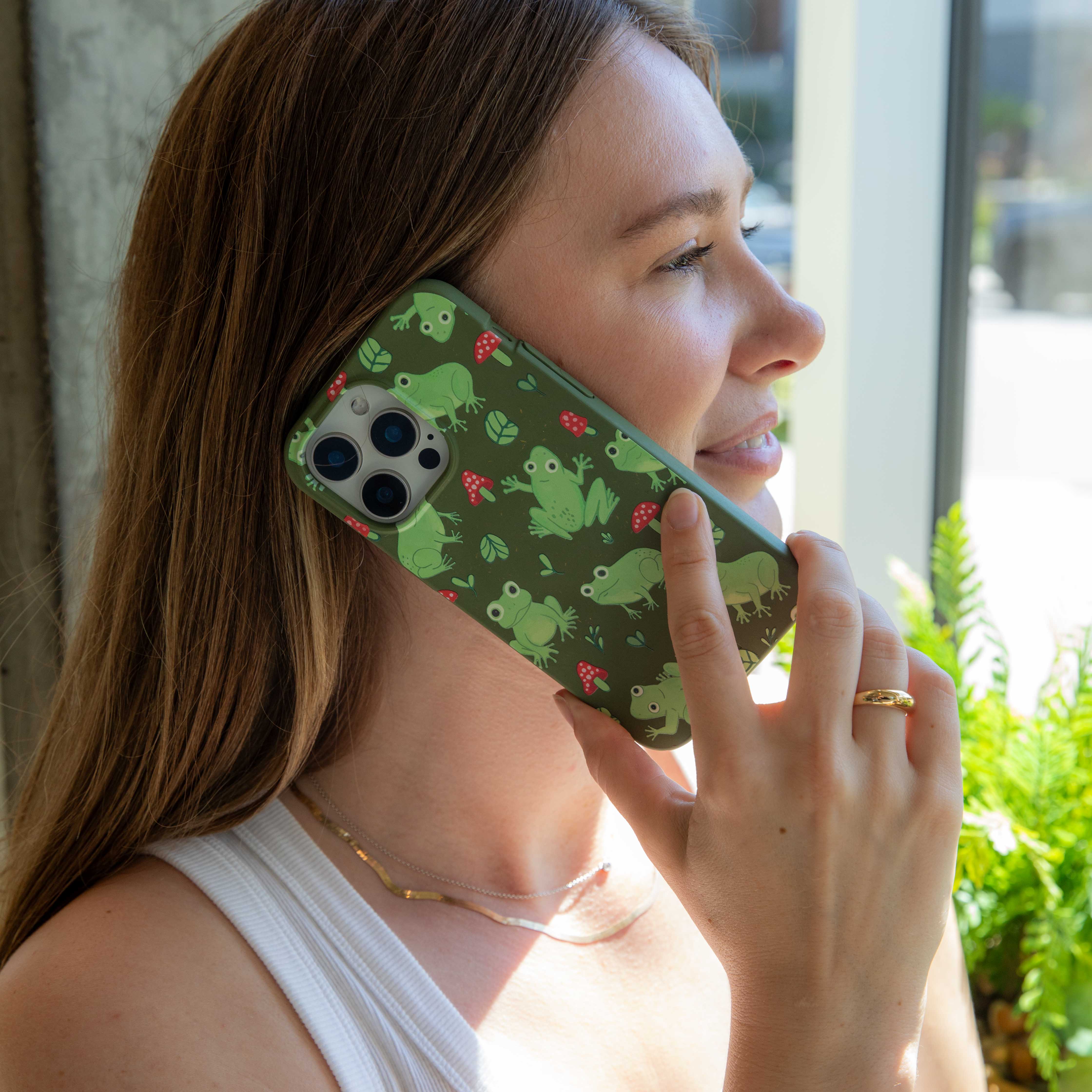 Forest Floor Frog Folk iPhone 14 Pro Max Case - Image 6