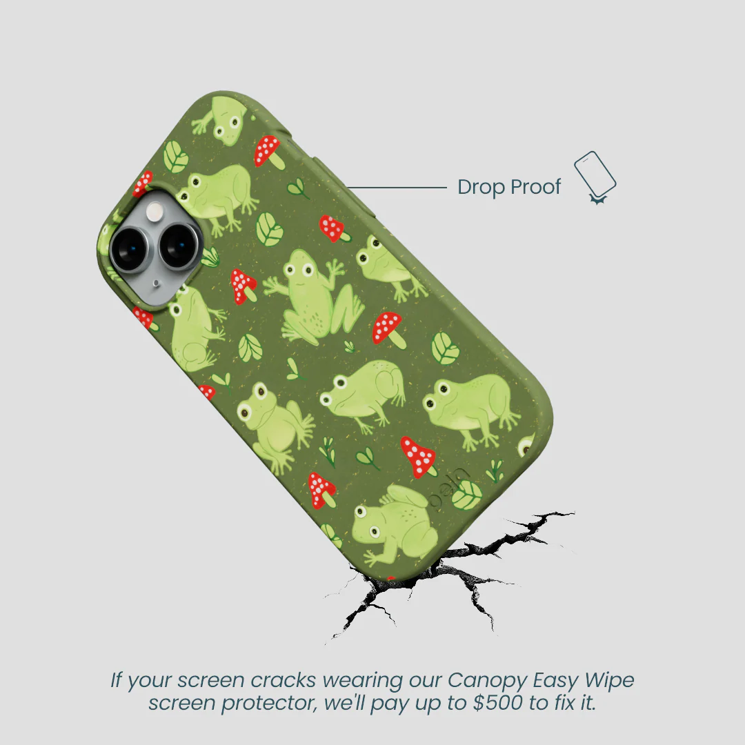 Forest Floor Frog Folk iPhone 15 Case - Image 5