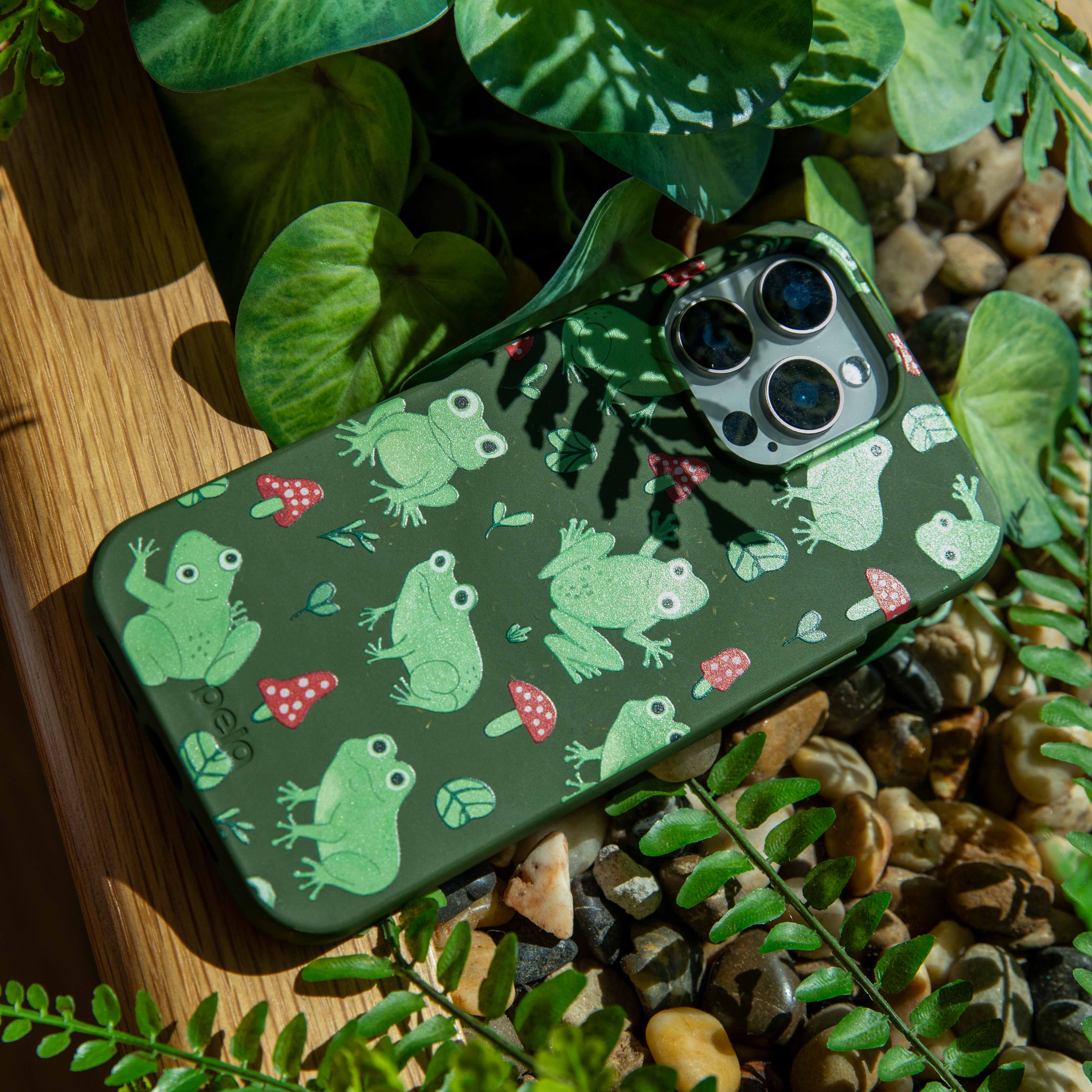 Forest Floor Frog Folk iPhone 16 Plus Case - Image 6