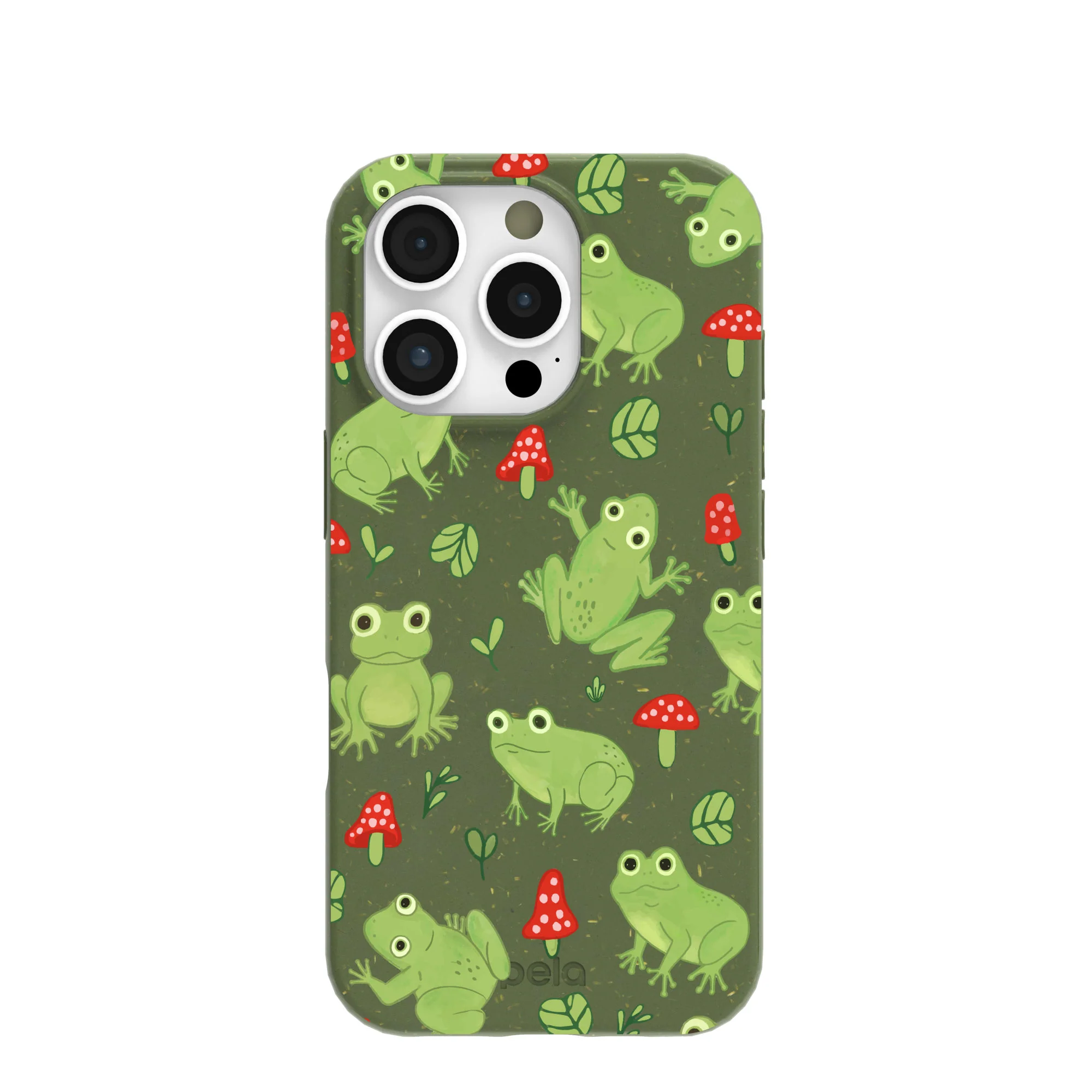 Forest Floor Frog Folk iPhone 16 Pro Case