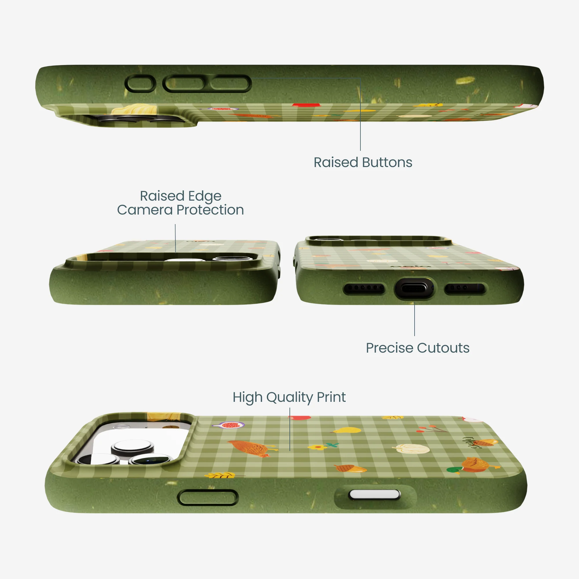 Forest Floor Harvest Folk iPhone 17 Pro Max Case - Image 3
