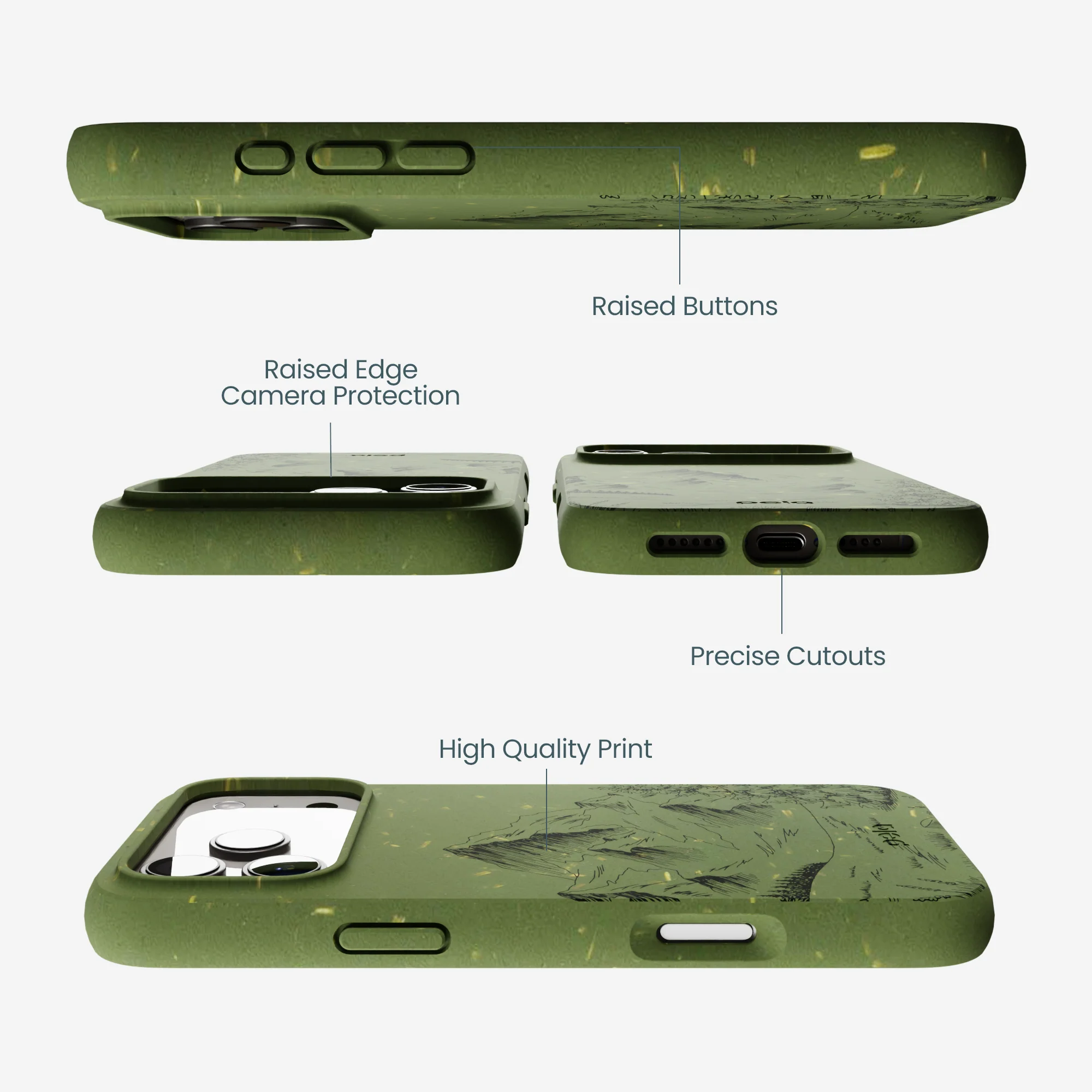 Forest Floor Line Ridge iPhone 17 Pro Max Case - Image 2