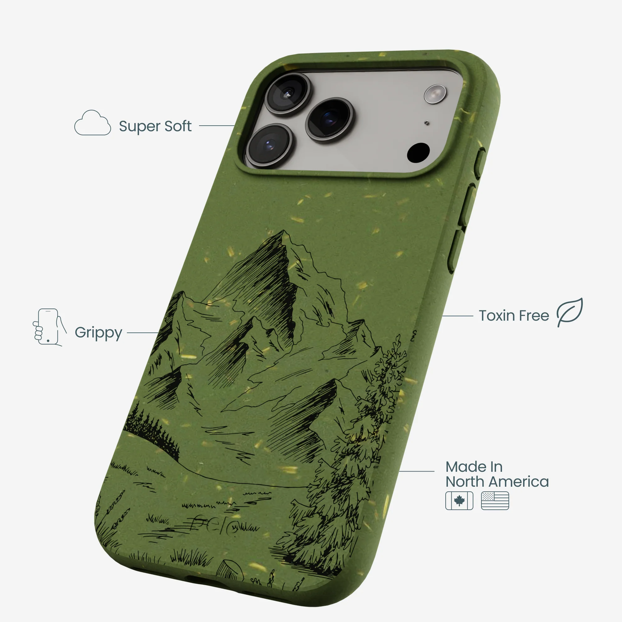 Forest Floor Line Ridge iPhone 17 Pro Max Case - Image 3