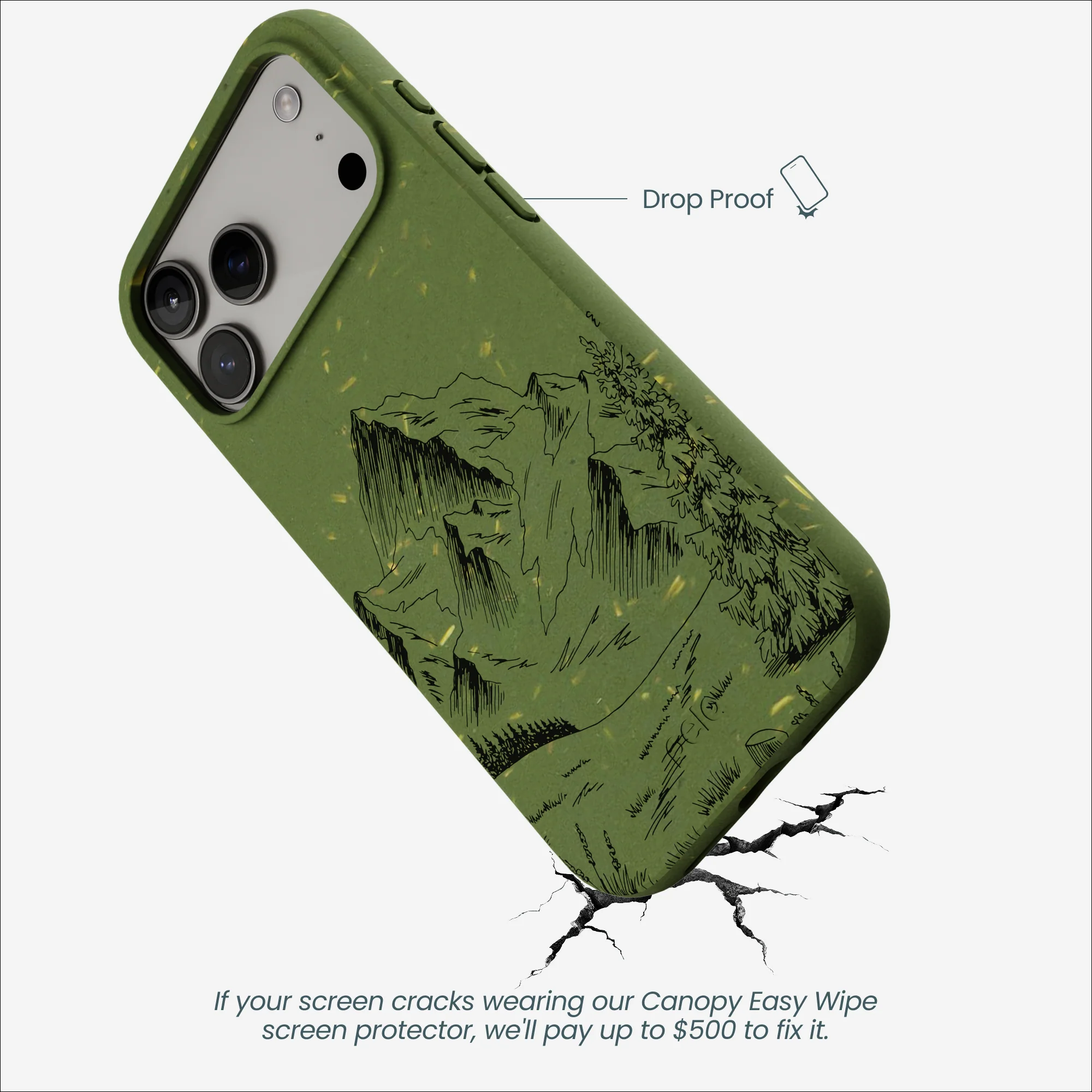 Forest Floor Line Ridge iPhone 17 Pro Max Case - Image 4