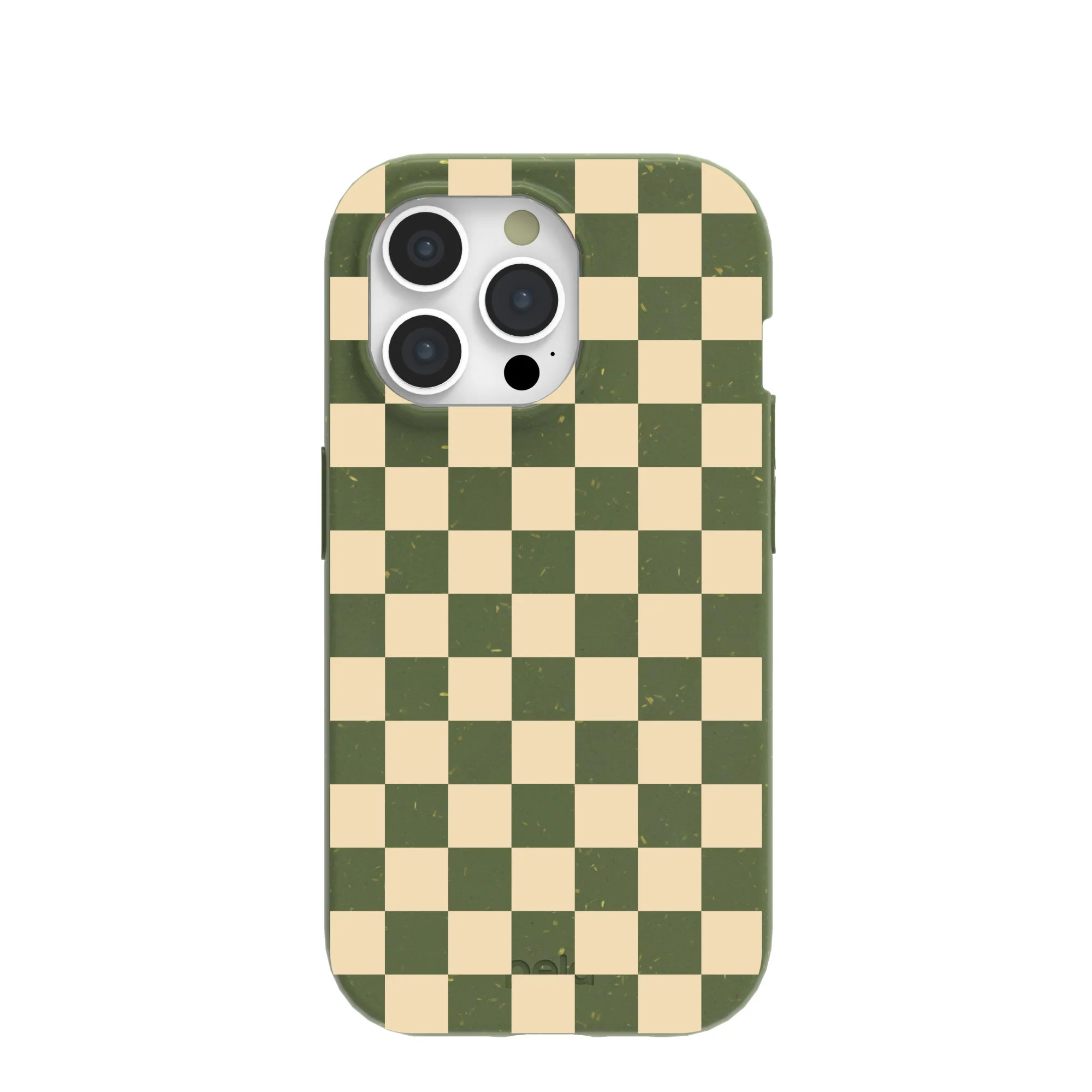 Forest Floor Matcha Check iPhone 15 Pro Case