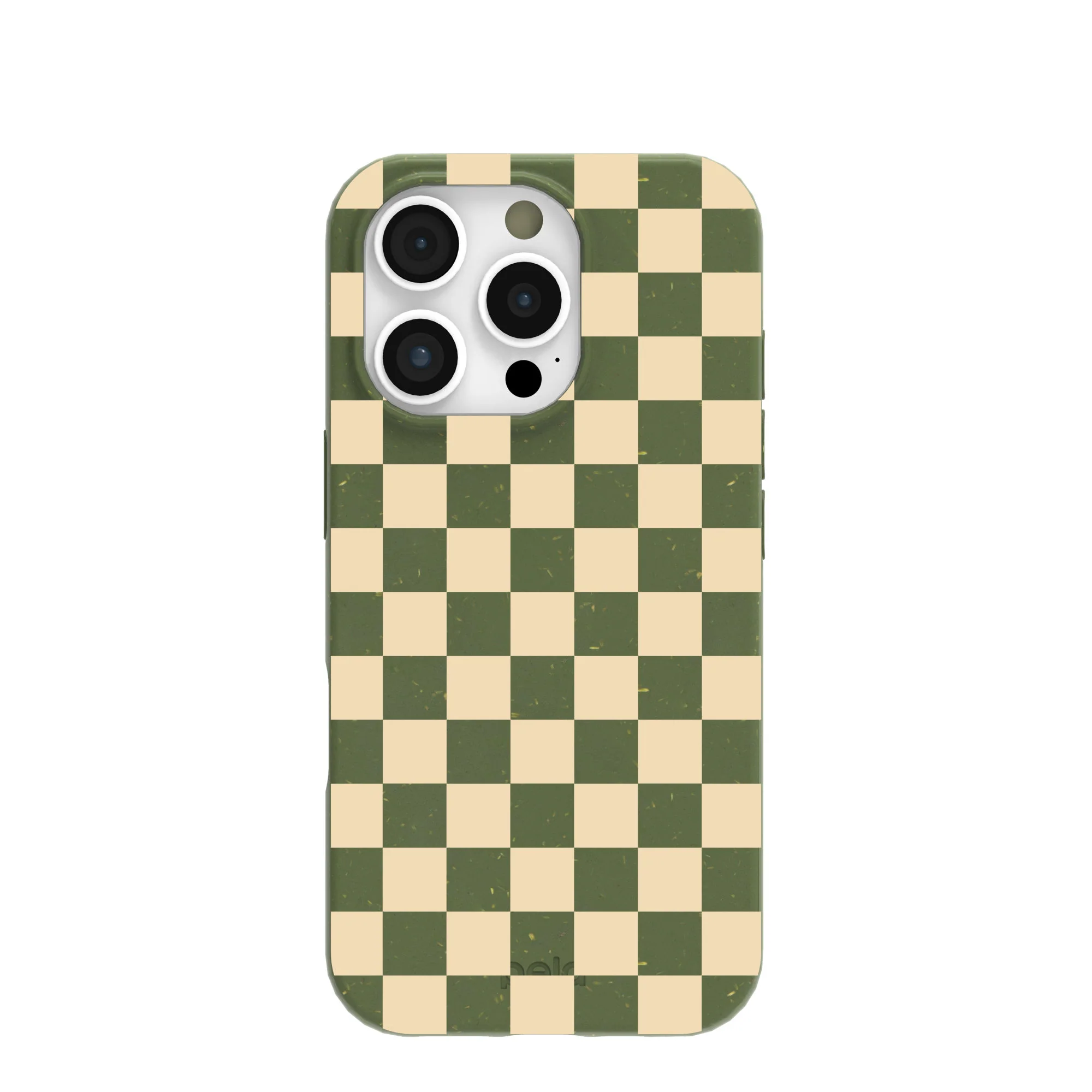 Forest Floor Matcha Check iPhone 16 Pro Case