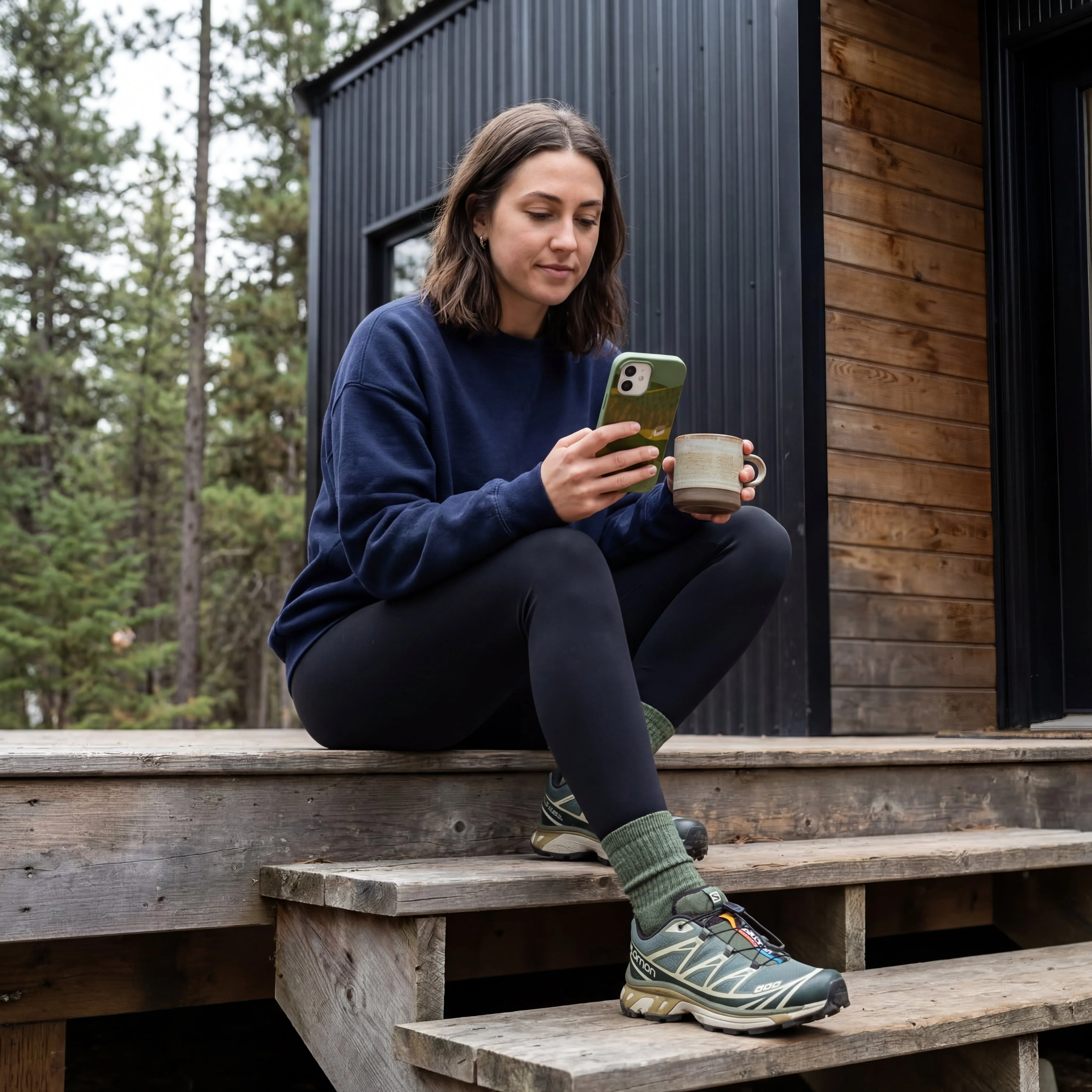 Forest Floor Mountain Nest iPhone 17 Case - Image 2
