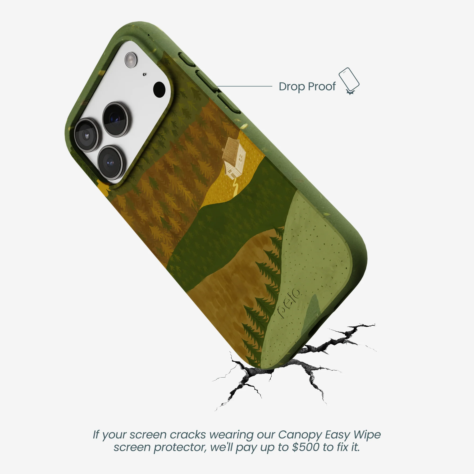 Forest Floor Mountain Nest iPhone 17 Pro Case - Image 5