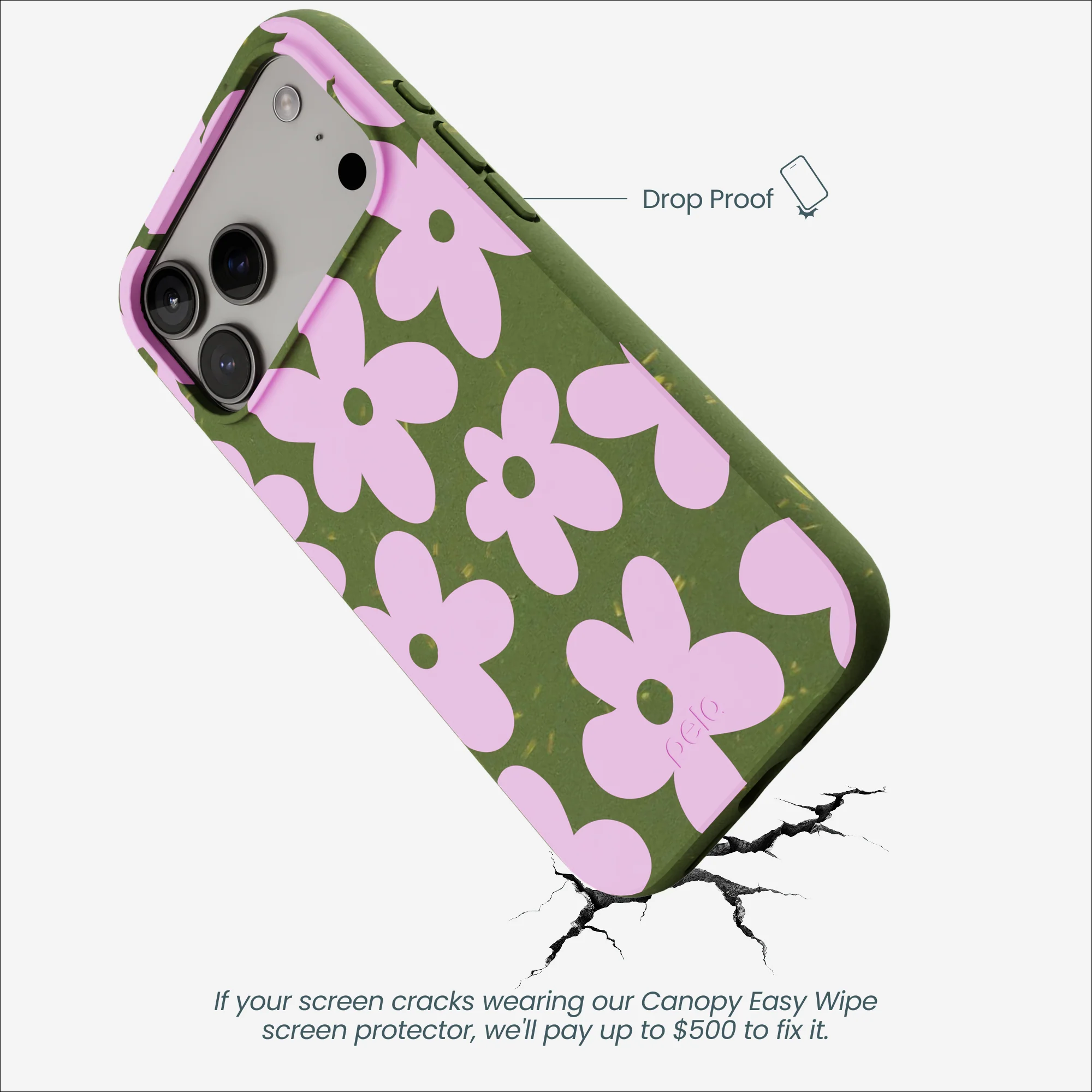 Forest Floor Pink Blooms iPhone 17 Pro Max Case - Image 5