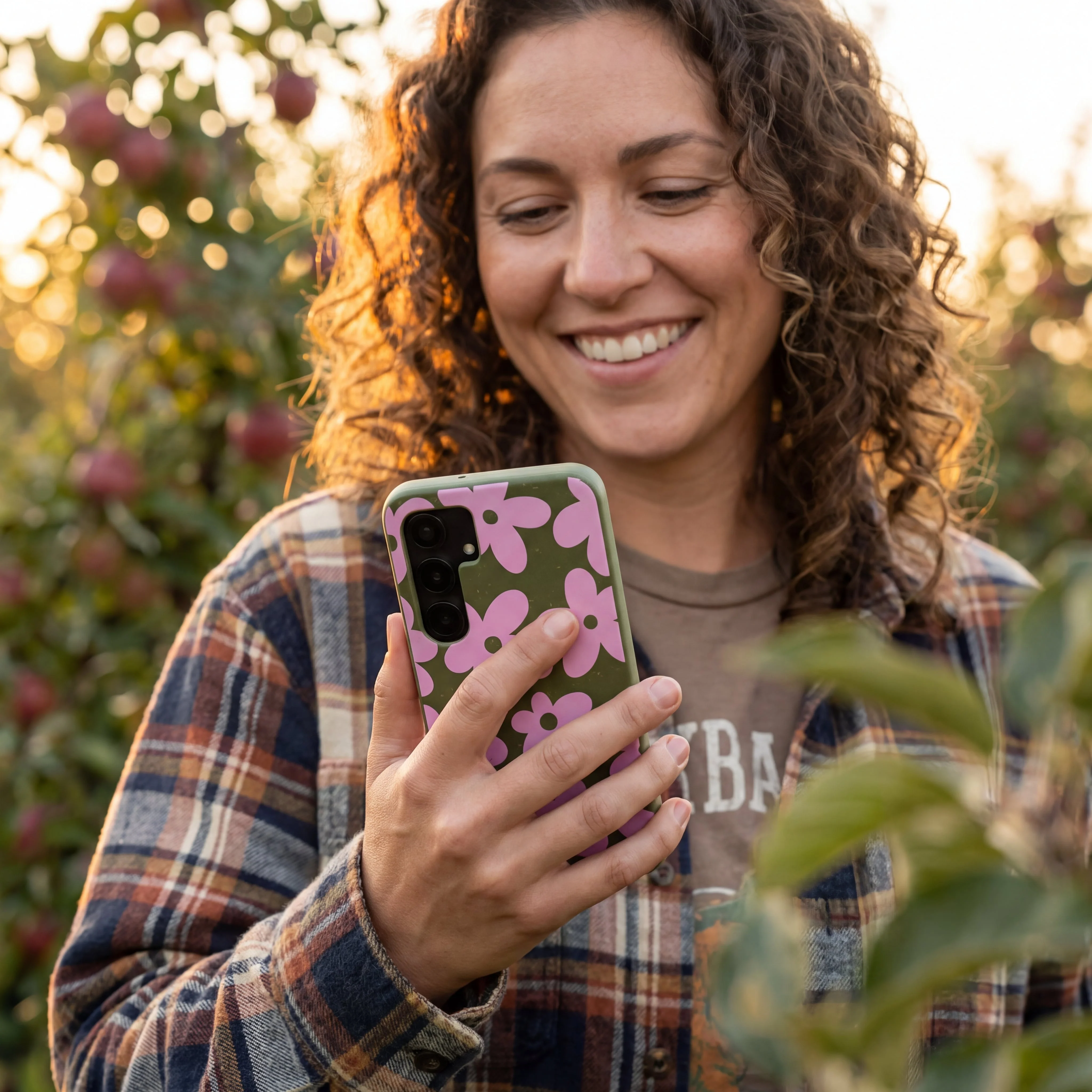 Forest Floor Pink Blooms Samsung Galaxy S24 Ultra Case - Image 2