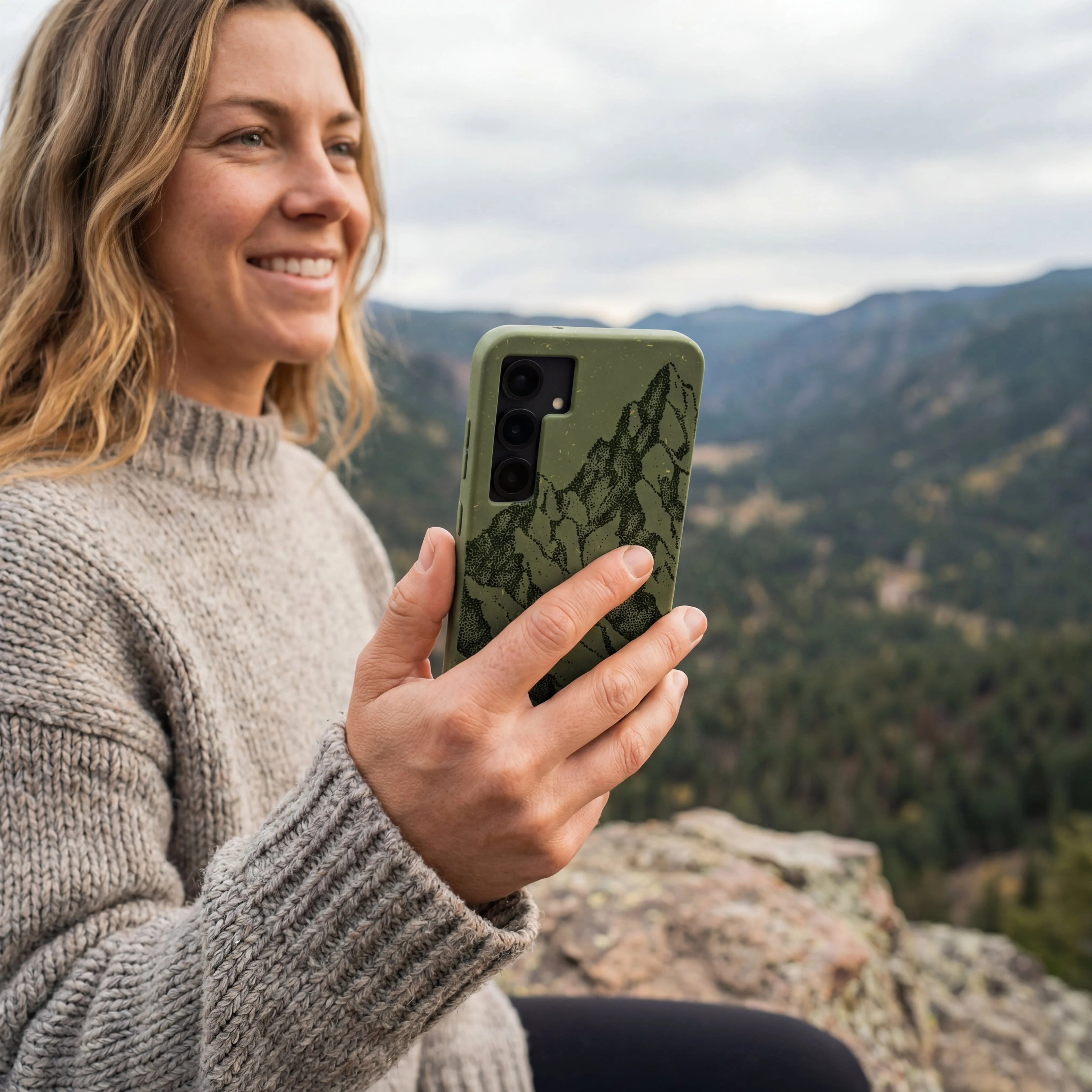 Forest Floor Quiet Climb Samsung Galaxy S24 Case - Image 2