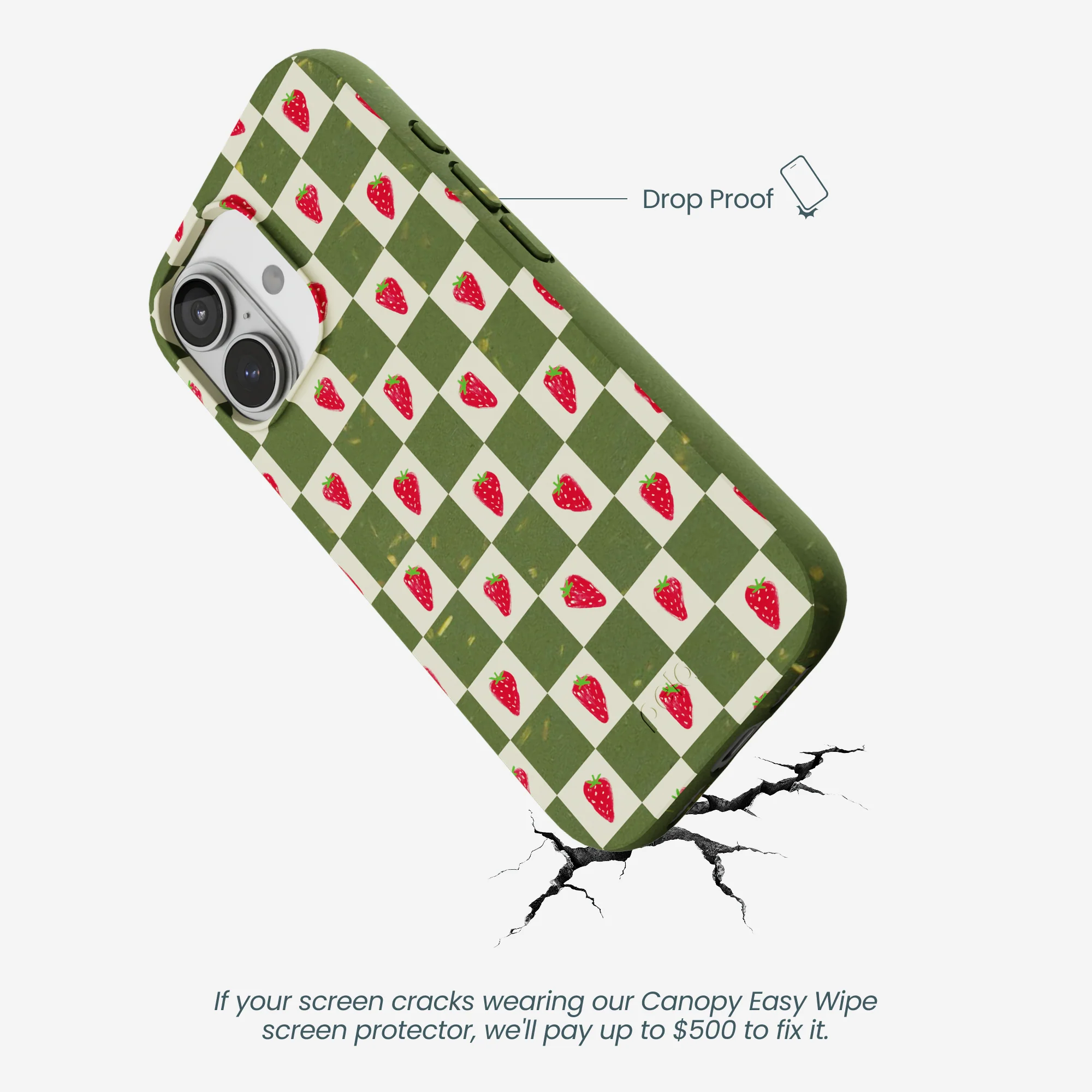 Forest Floor Strawberry Field iPhone 17 Case - Image 5