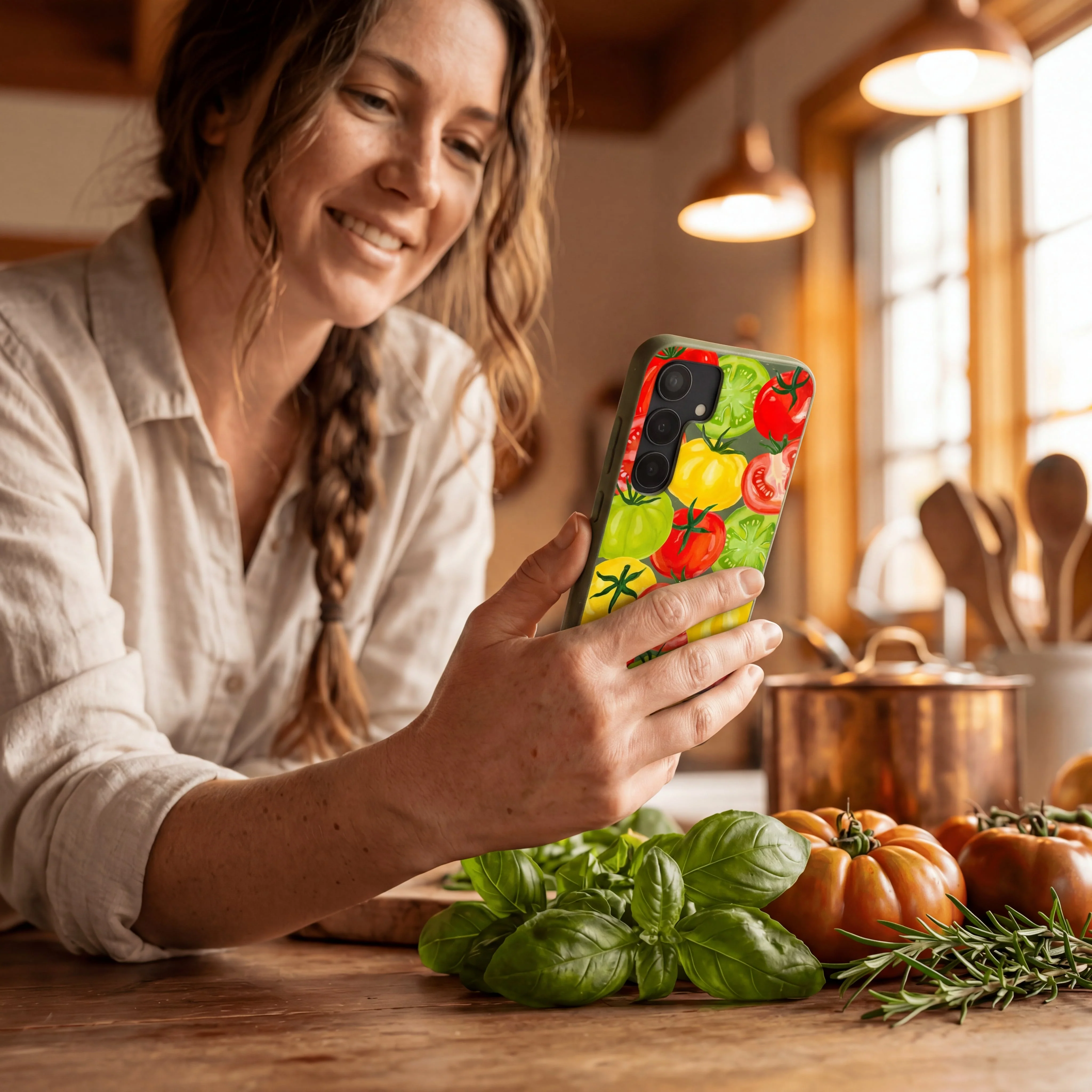Forest Floor Tomato to Soup Samsung Galaxy S25 Ultra Case - Image 2