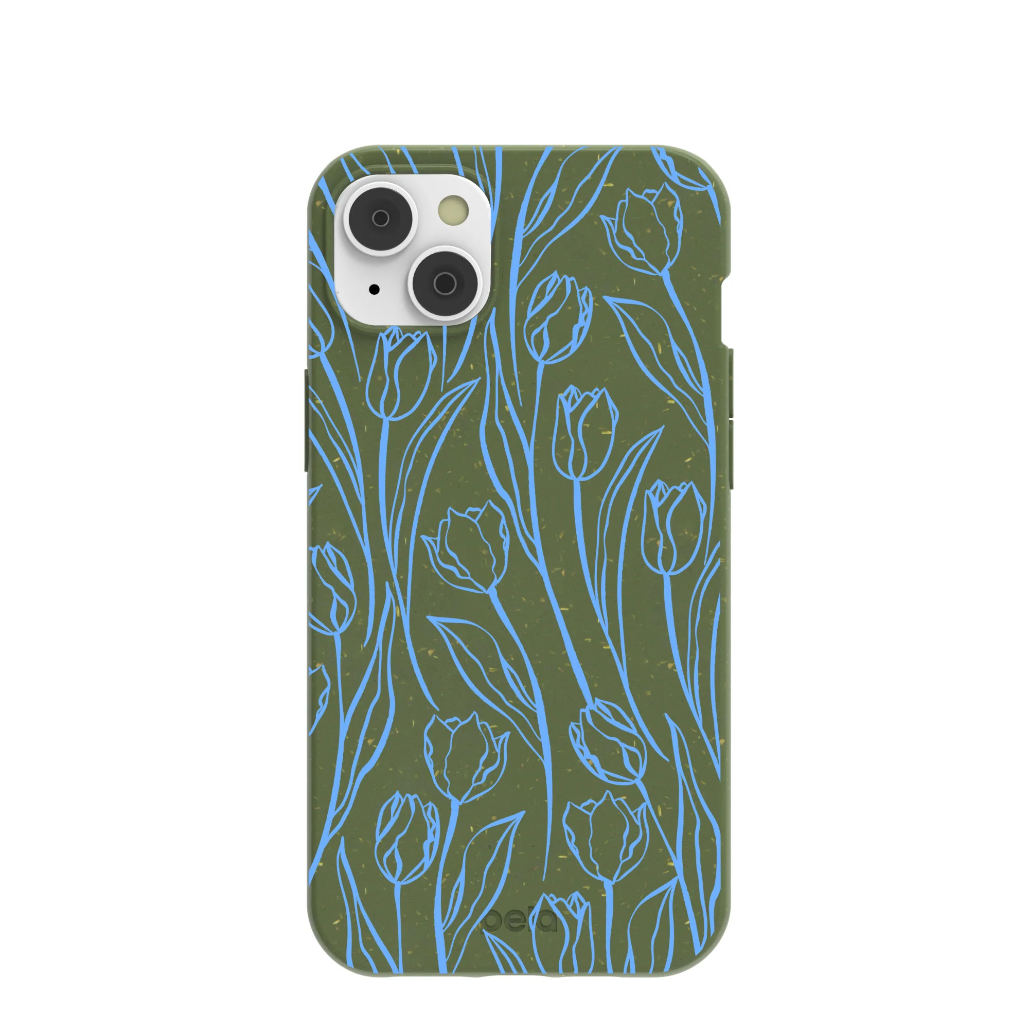 Forest Floor Tulip Dreams iPhone 14 Plus Case