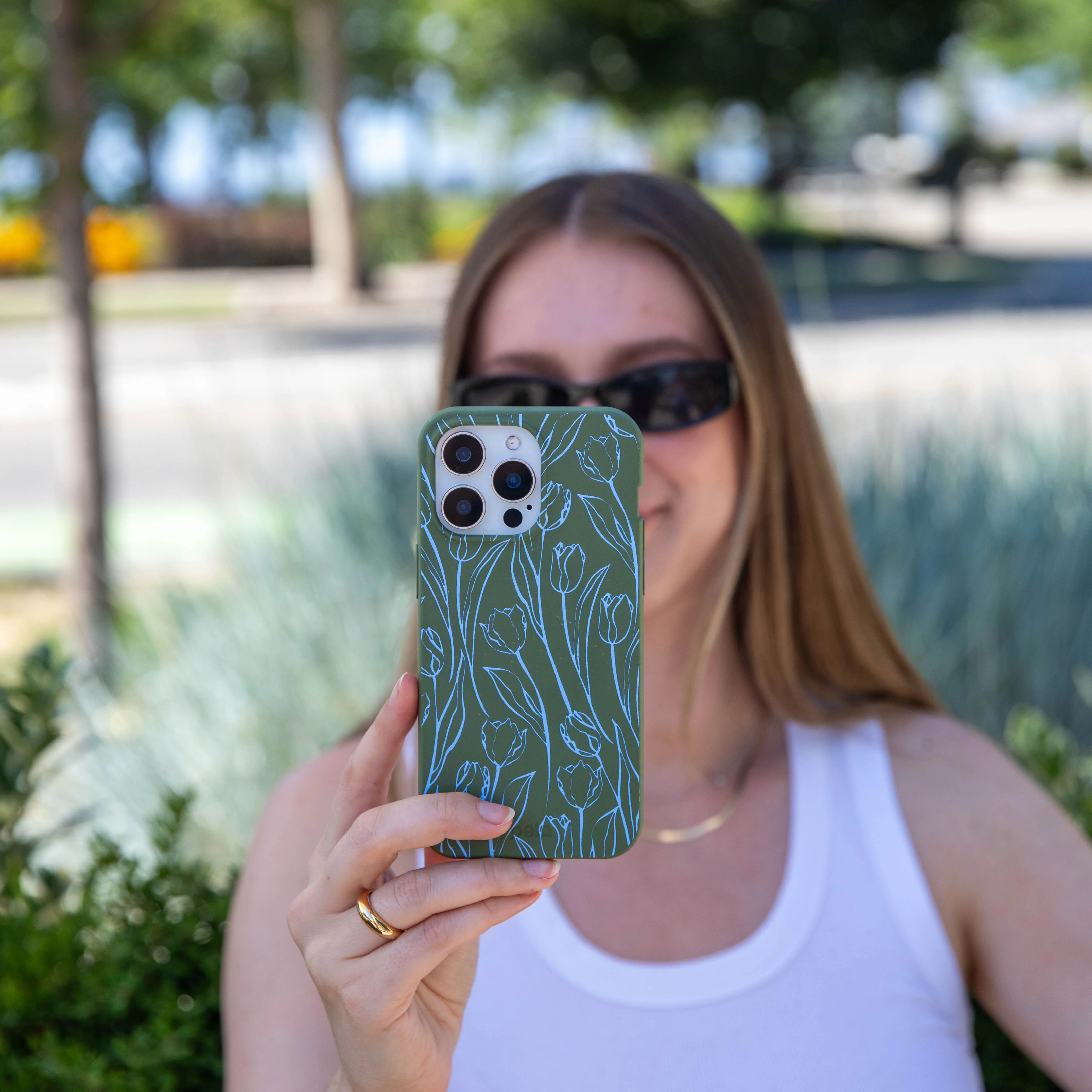 Forest Floor Tulip Dreams iPhone XR Case - Image 2