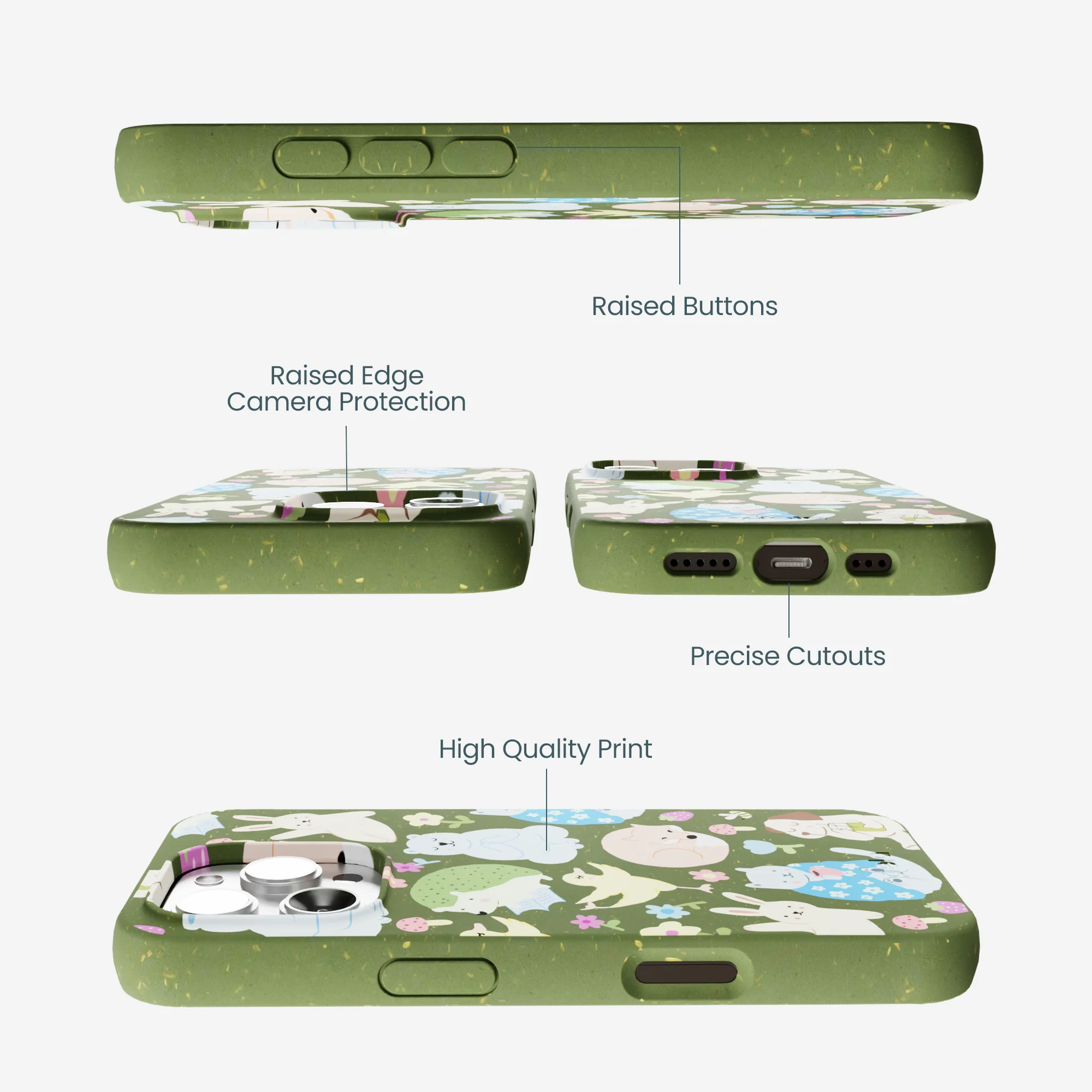 Forest Floor Wellness Creatures iPhone 16 Pro Max Case - Image 3