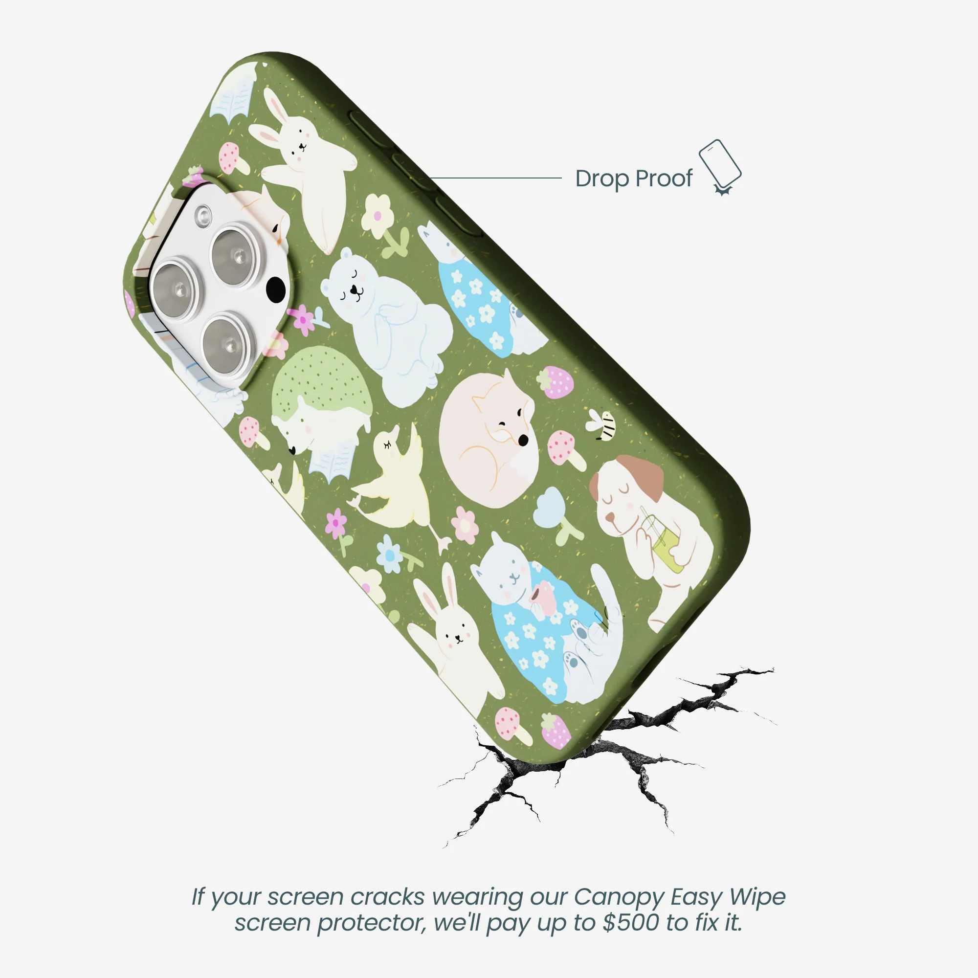 Forest Floor Wellness Creatures iPhone 16 Pro Max Case - Image 5