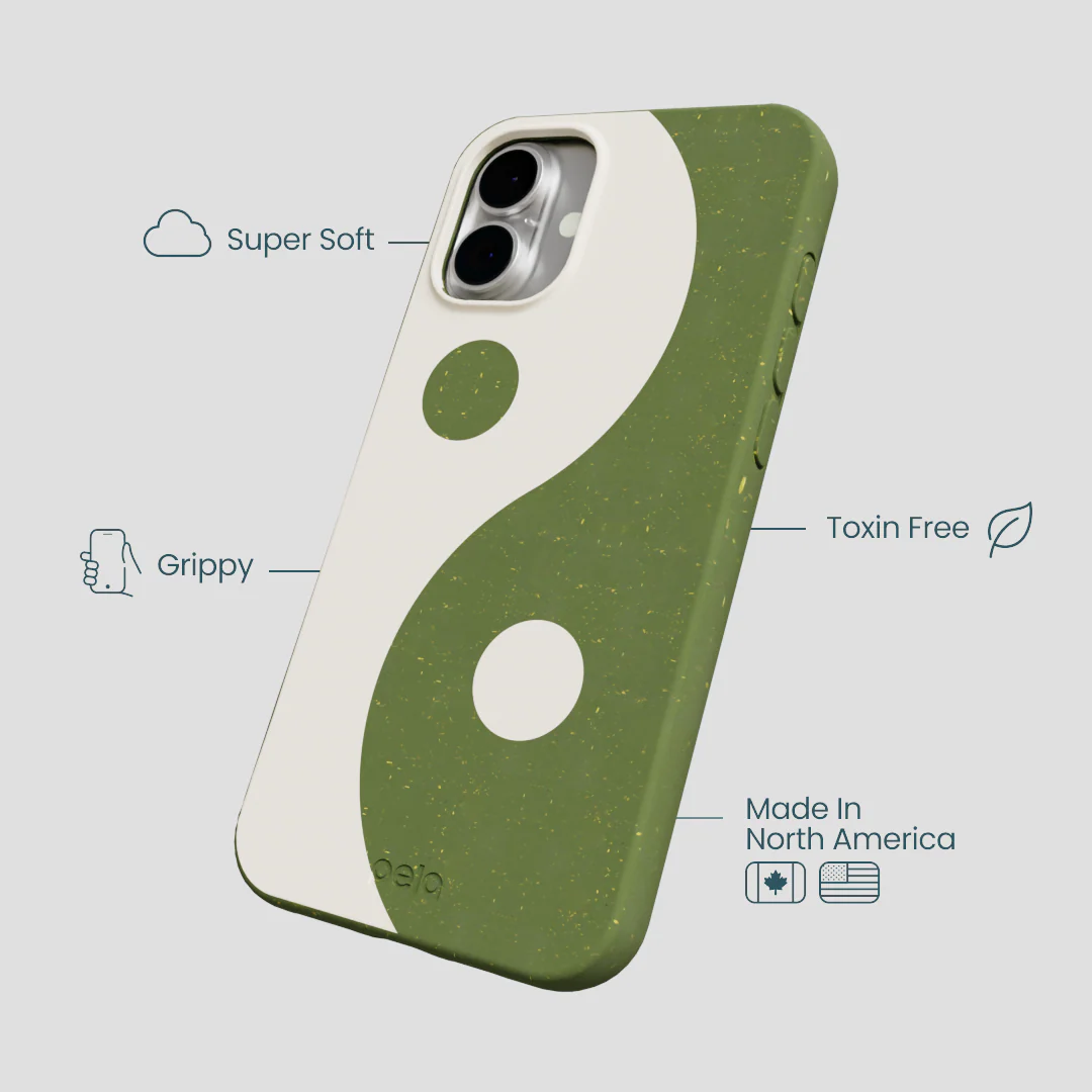 Forest Floor Yin Yang iPhone 16 Plus Case - Image 4