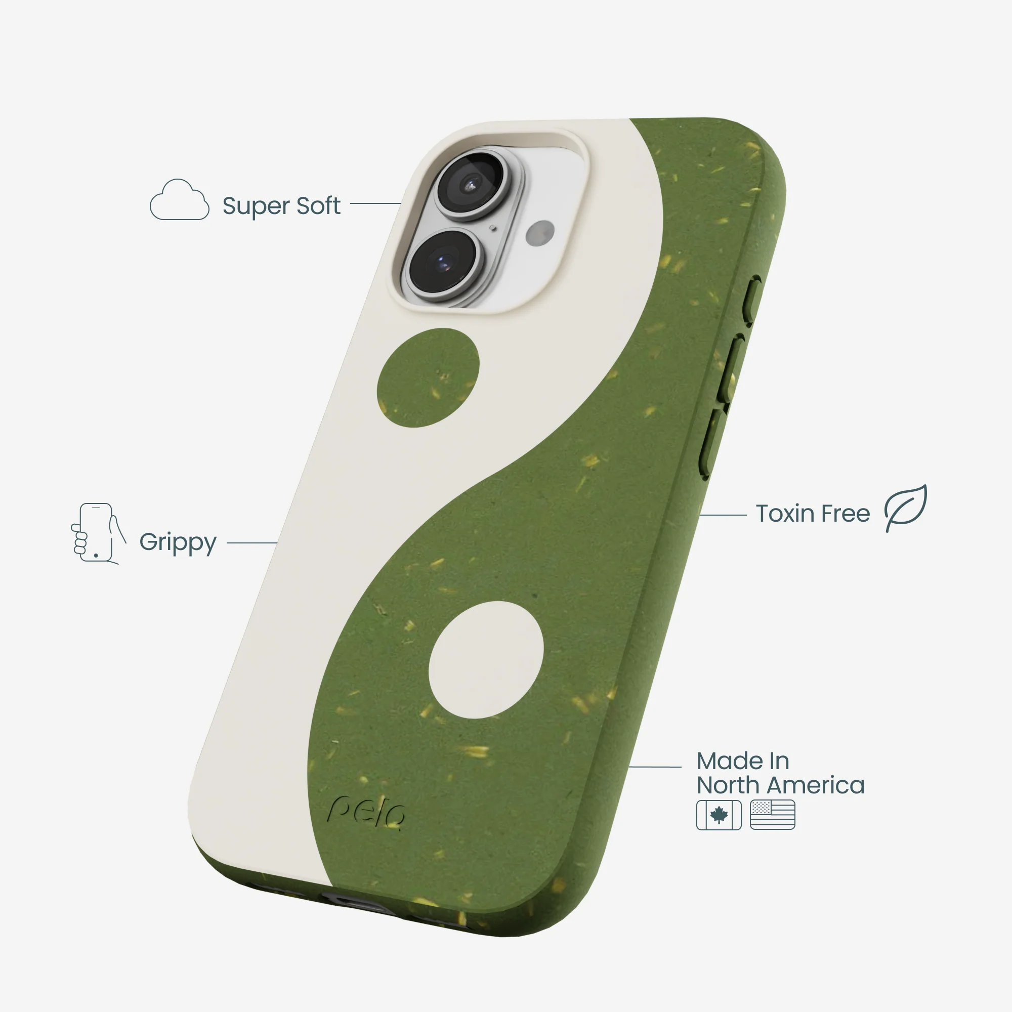 Forest Floor Yin Yang iPhone 17 Case - Image 4