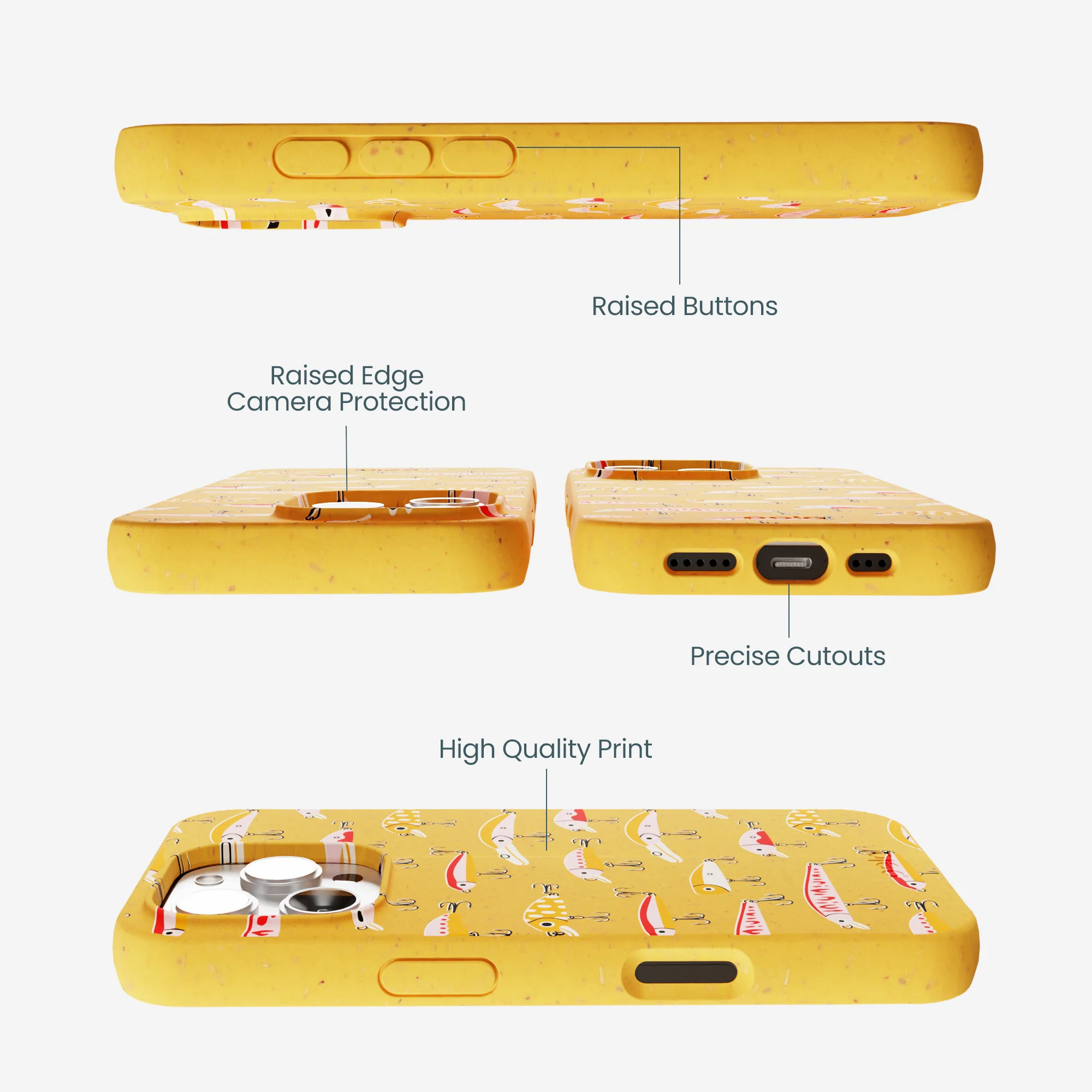 Honey Cute Catch iPhone 16 Pro Max Case - Image 3