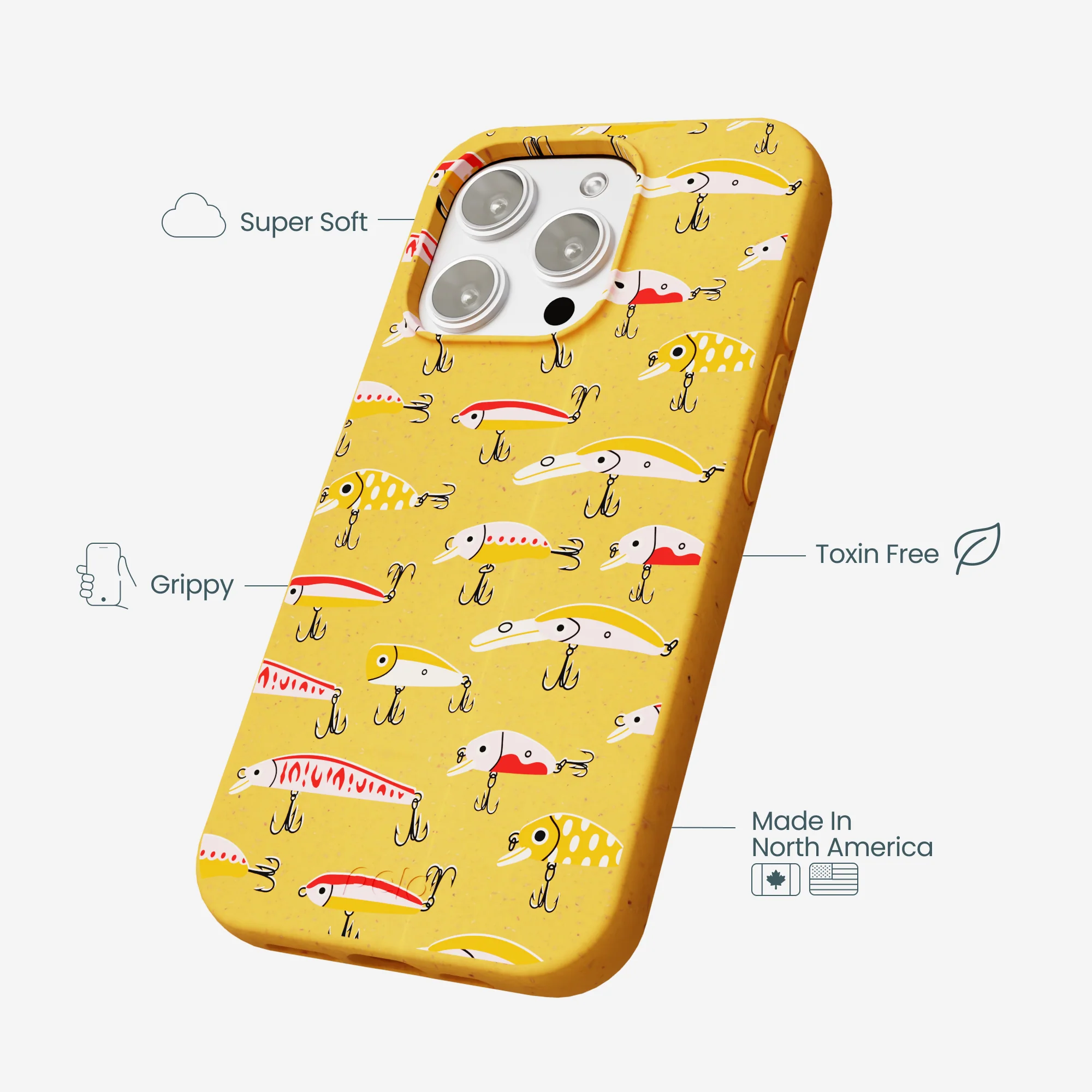 Honey Cute Catch iPhone 16 Pro Max Case - Image 4