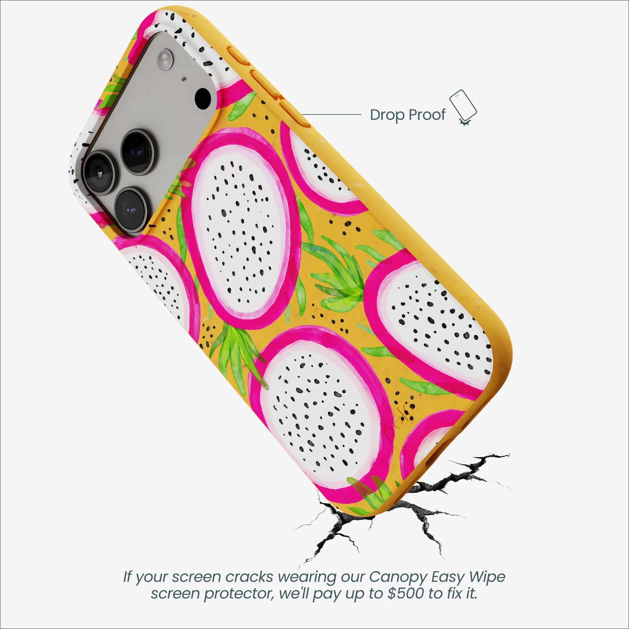 Honey Dragonfruit Pop iPhone 17 Pro Max Case - Image 5