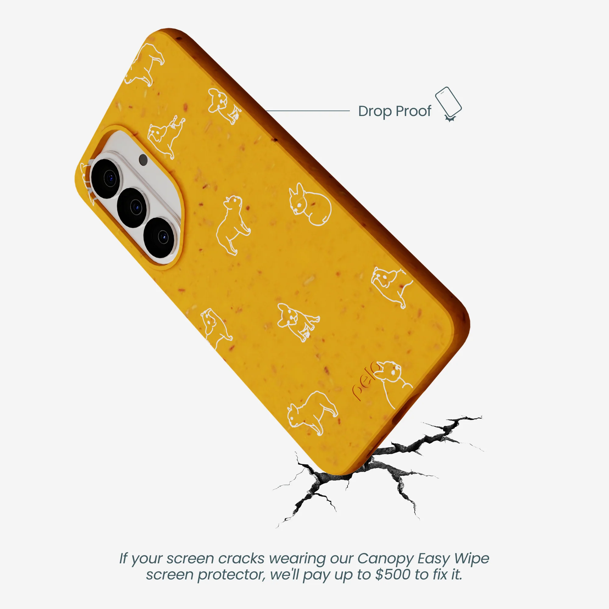 Honey Easy Breezy Frenchie Samsung Galaxy S26 Case - Image 4