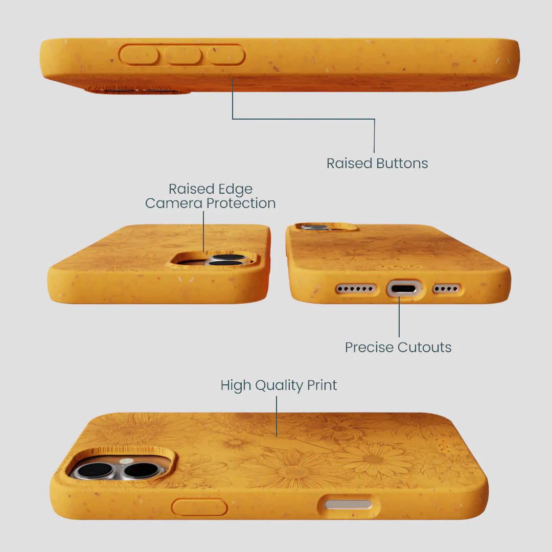 Honey Flora iPhone 16 Plus Case - Image 2
