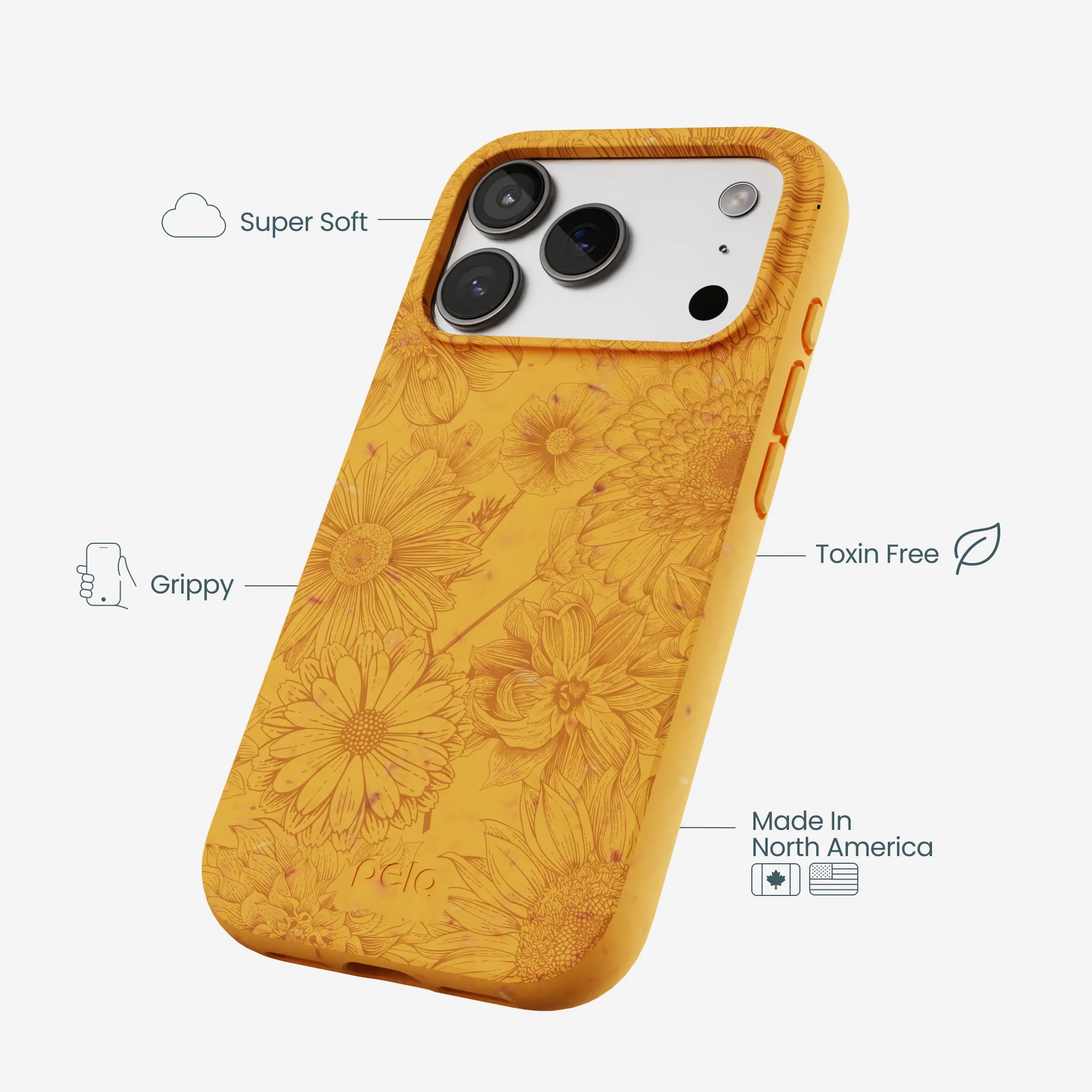 Honey Flora iPhone 17 Pro Case - Image 3