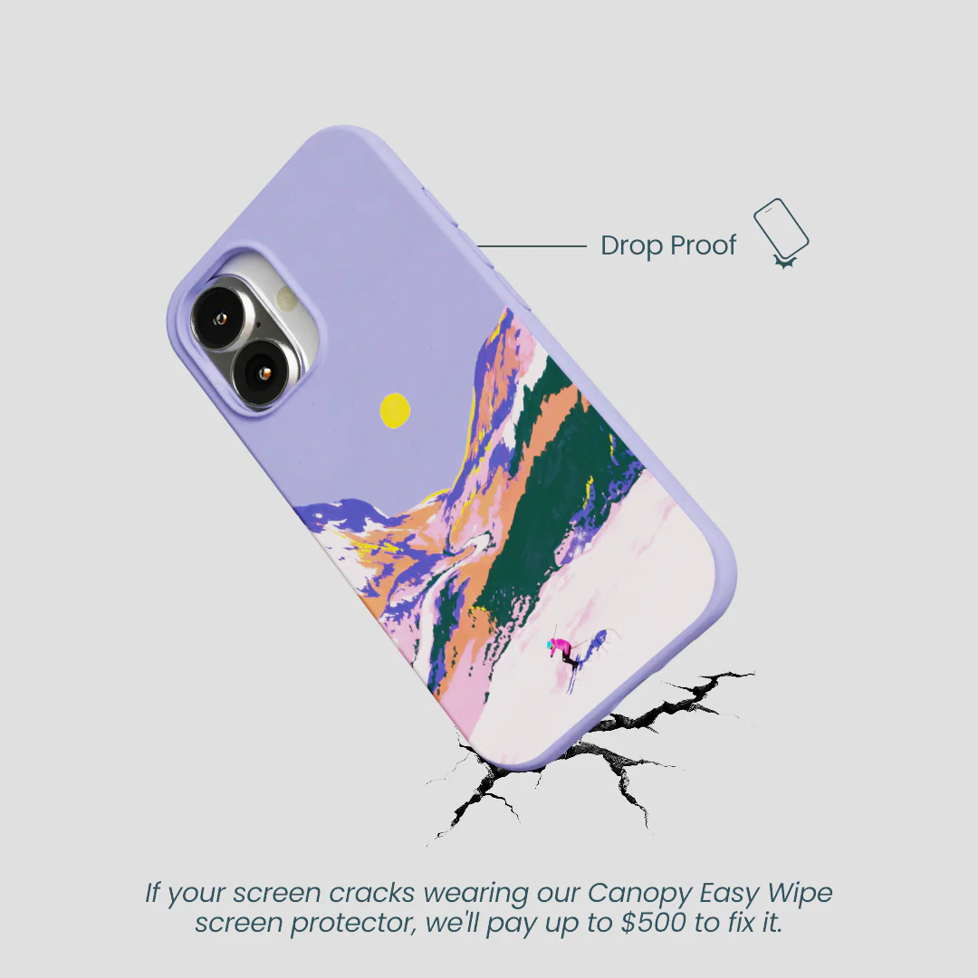 Lavender Alpine Sunset iPhone 16 Case - Image 5