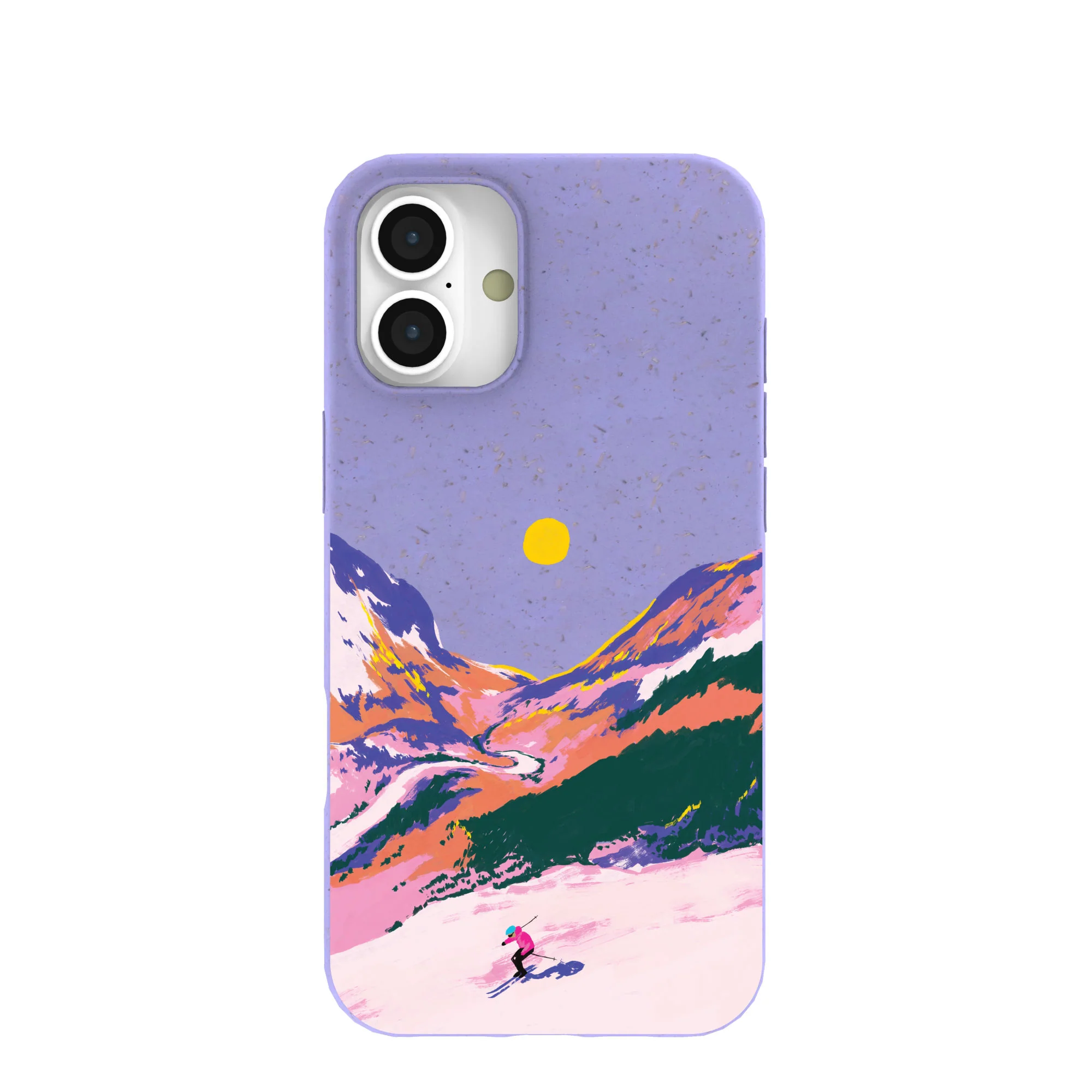 Lavender Alpine Sunset iPhone 16 Plus Case