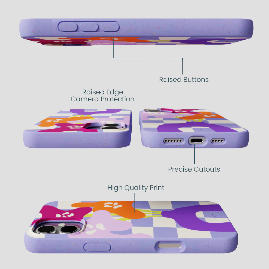 Lavender Bright Blooms iPhone 16 Plus Case - Image 3