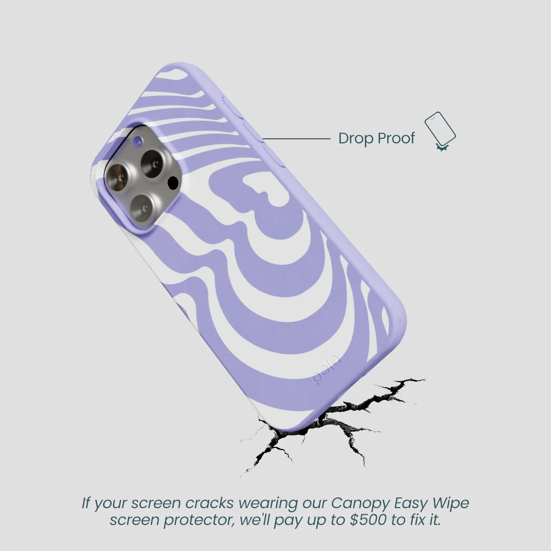 Lavender Flutter Left iPhone 16 Pro Case - Image 5