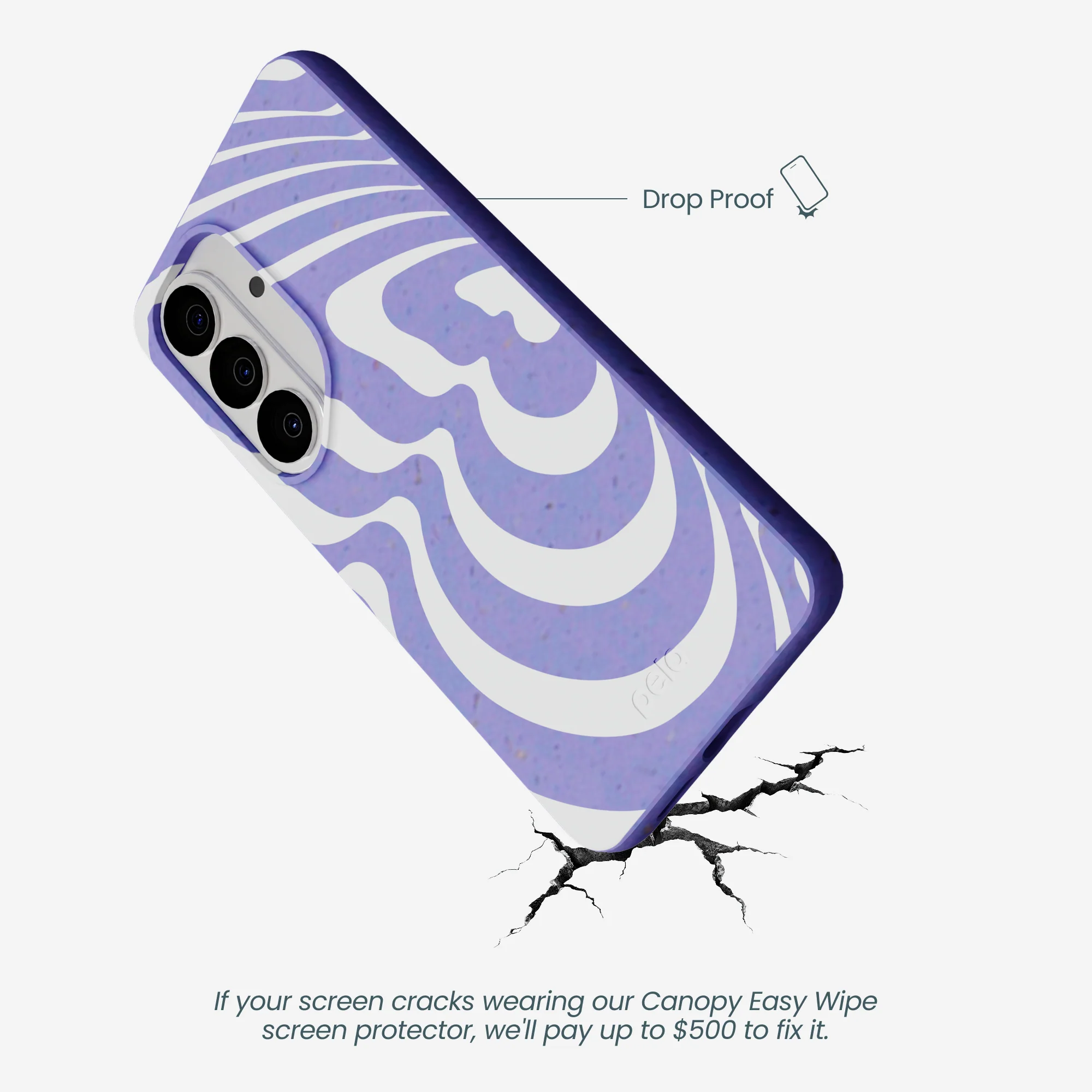 Lavender Flutter Left Samsung Galaxy S26 Case - Image 5