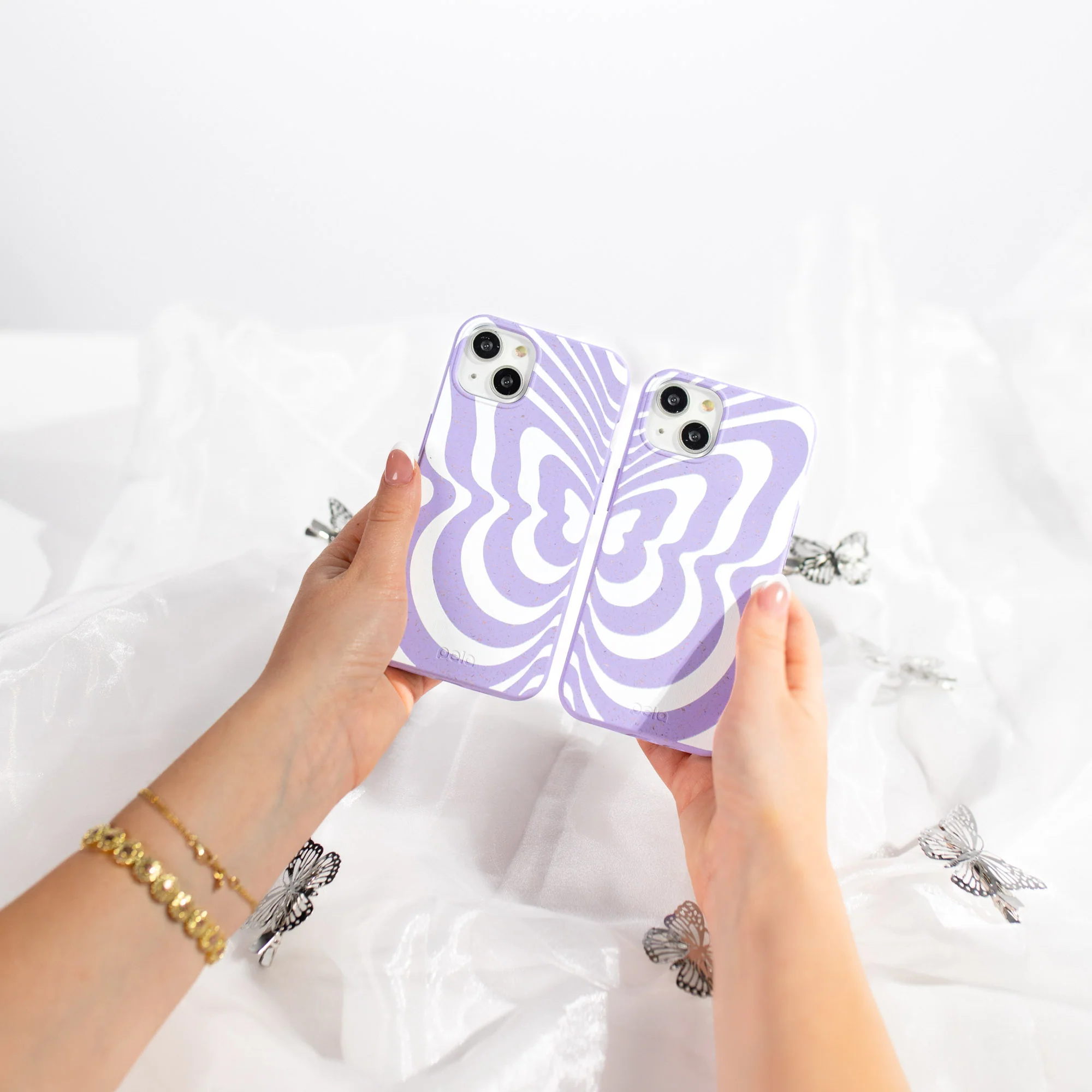 Lavender Flutter Right iPhone Air Case - Image 6