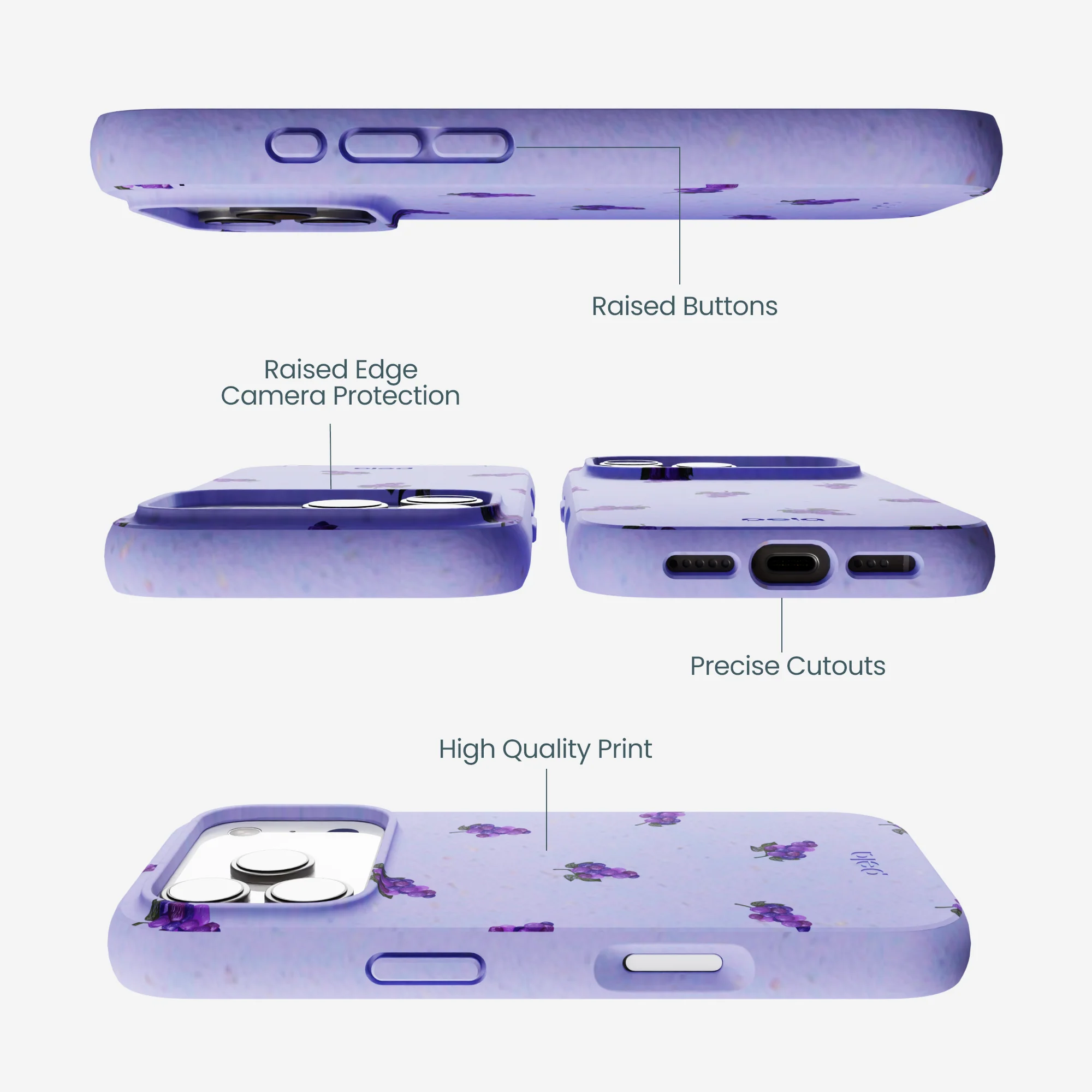 Lavender Grape Juice iPhone 17 Pro Case - Image 3