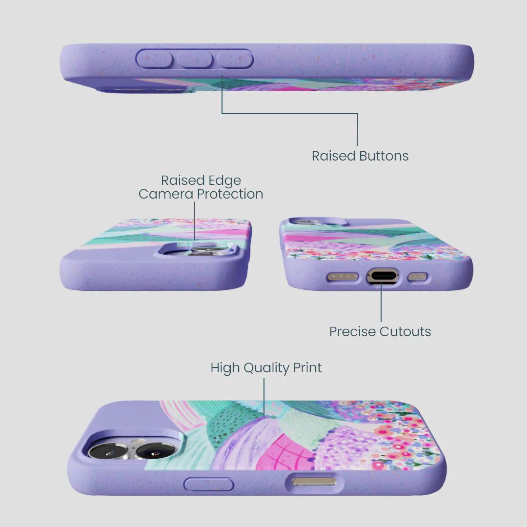 Lavender Misty Mauve iPhone 16 Case - Image 3
