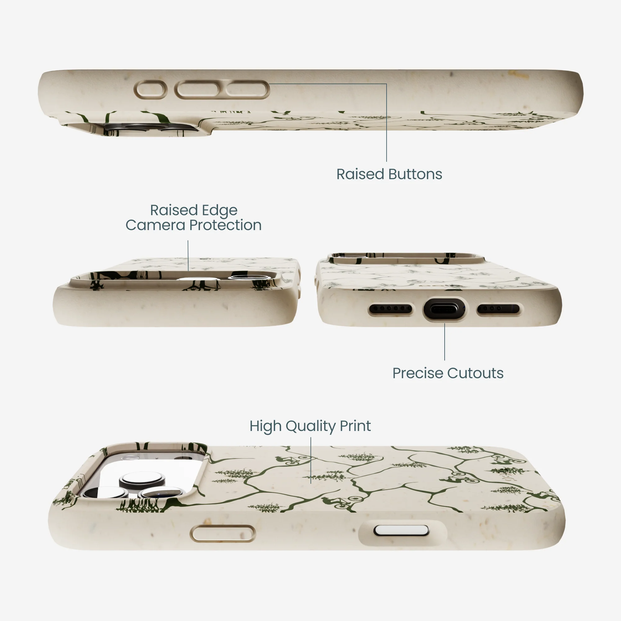 London Fog Bike Trek iPhone 17 Pro Max Case - Image 2