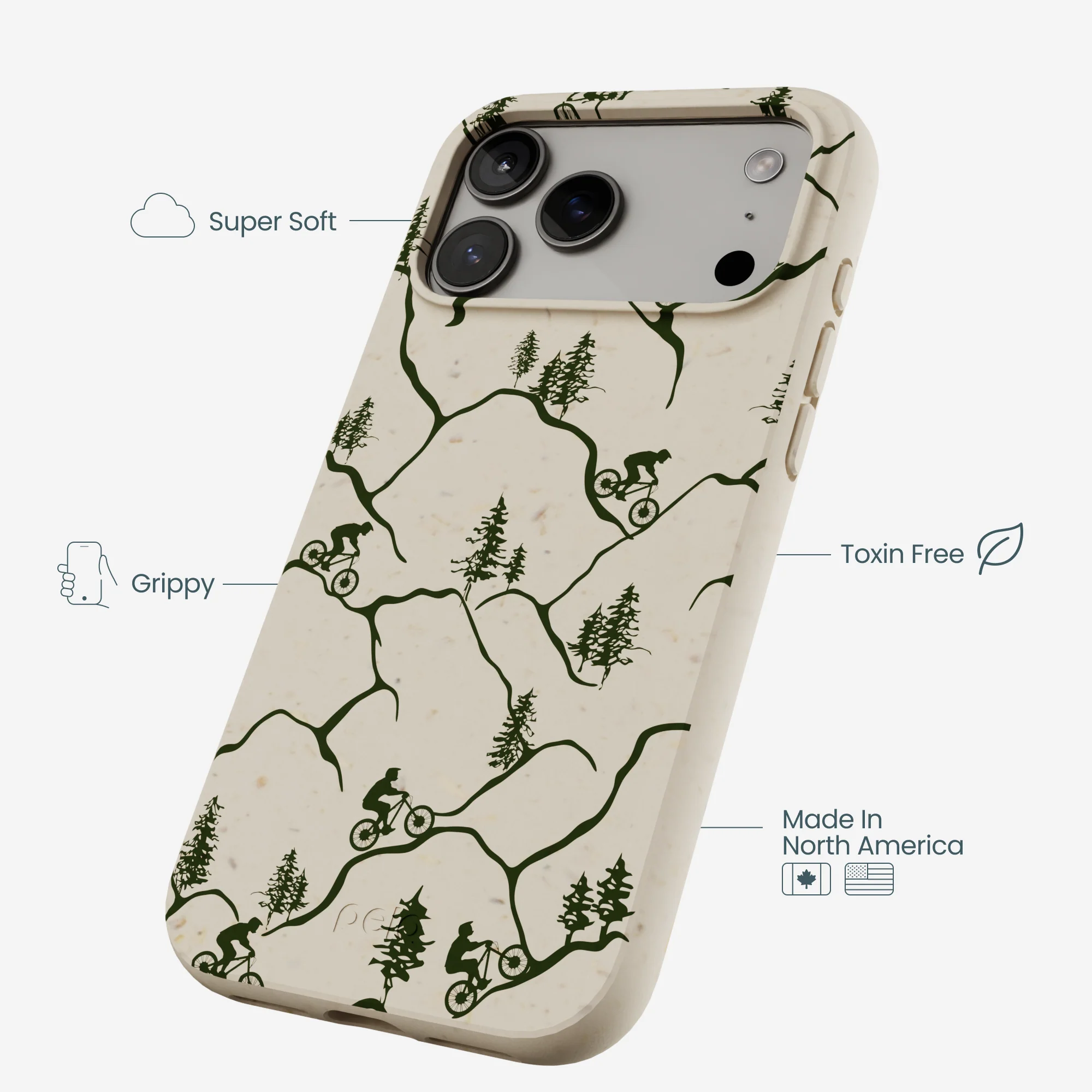 London Fog Bike Trek iPhone 17 Pro Max Case - Image 3