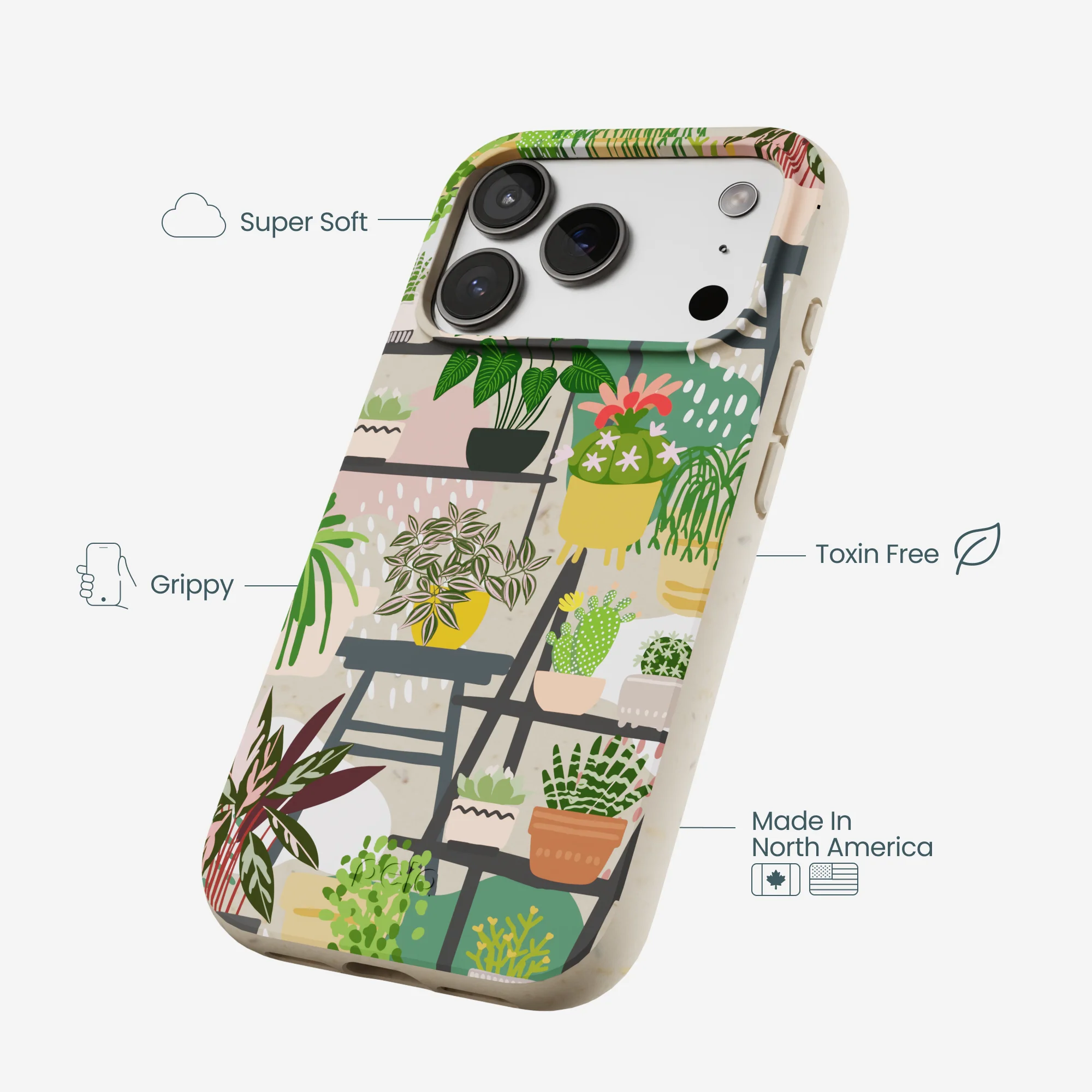London Fog Botanical Oasis iPhone 17 Pro Case - Image 4