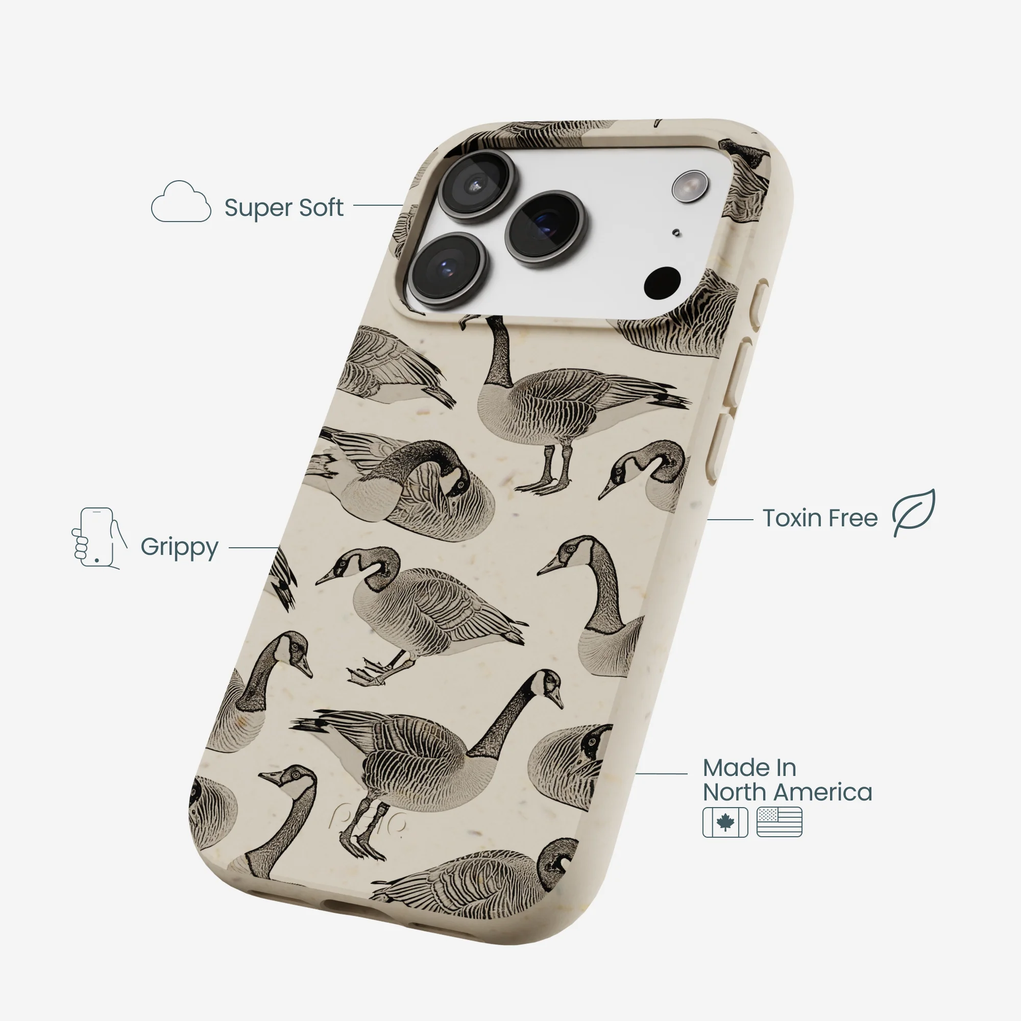 London Fog Canadian Geese iPhone 17 Pro Case - Image 4