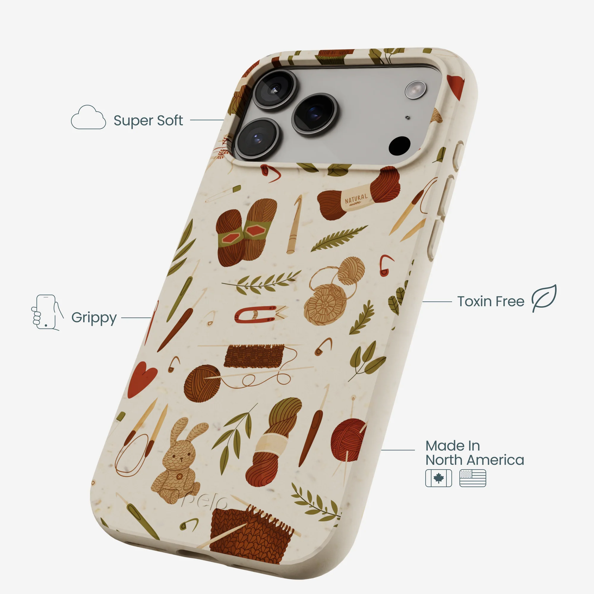 London Fog Cozy Knit iPhone 17 Pro Max Case - Image 3