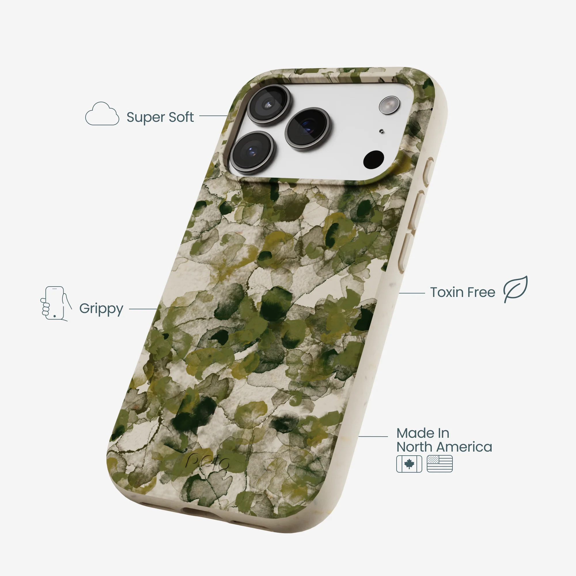 London Fog Foliage Camo iPhone 17 Pro Case - Image 4