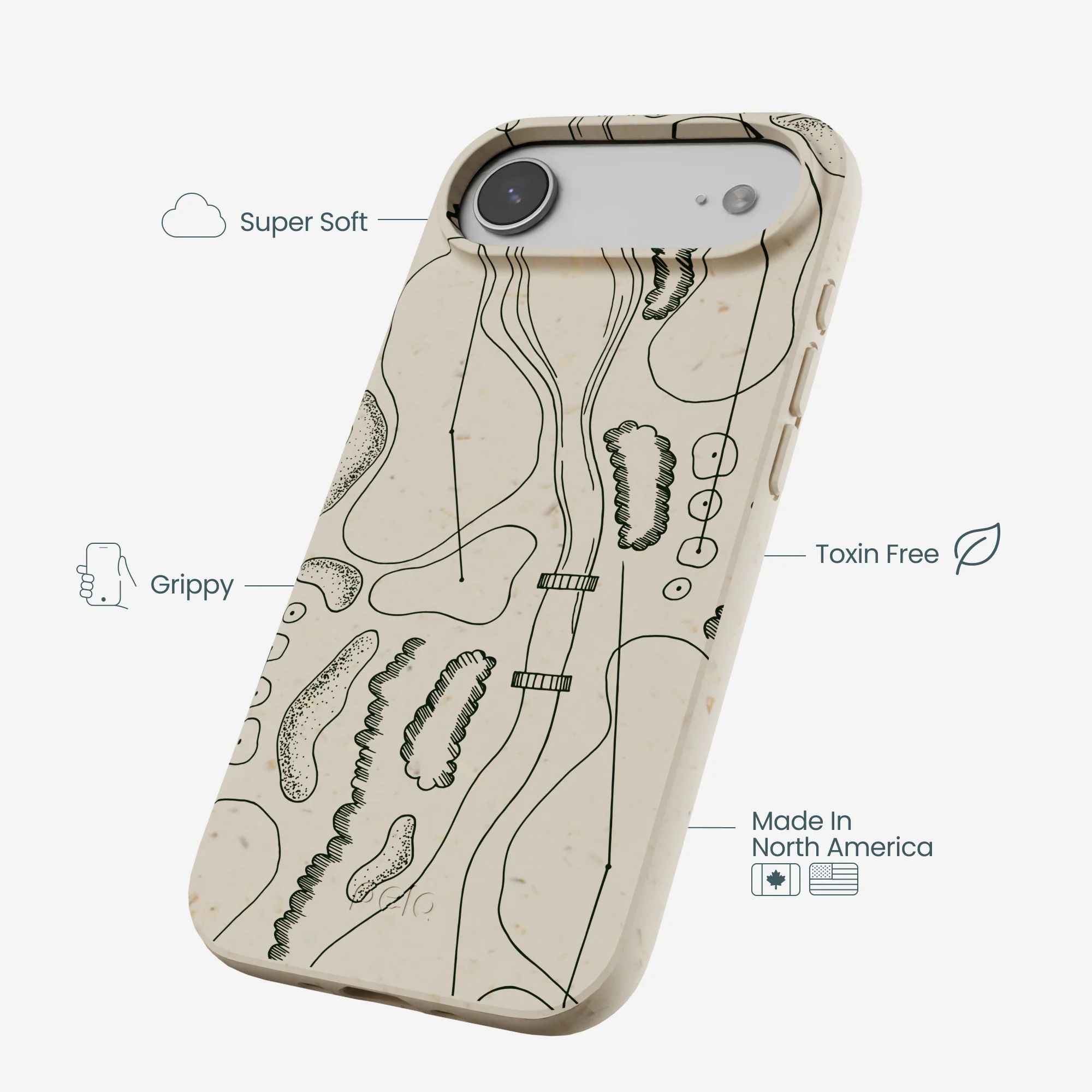 London Fog Golf Course iPhone Air Case - Image 3